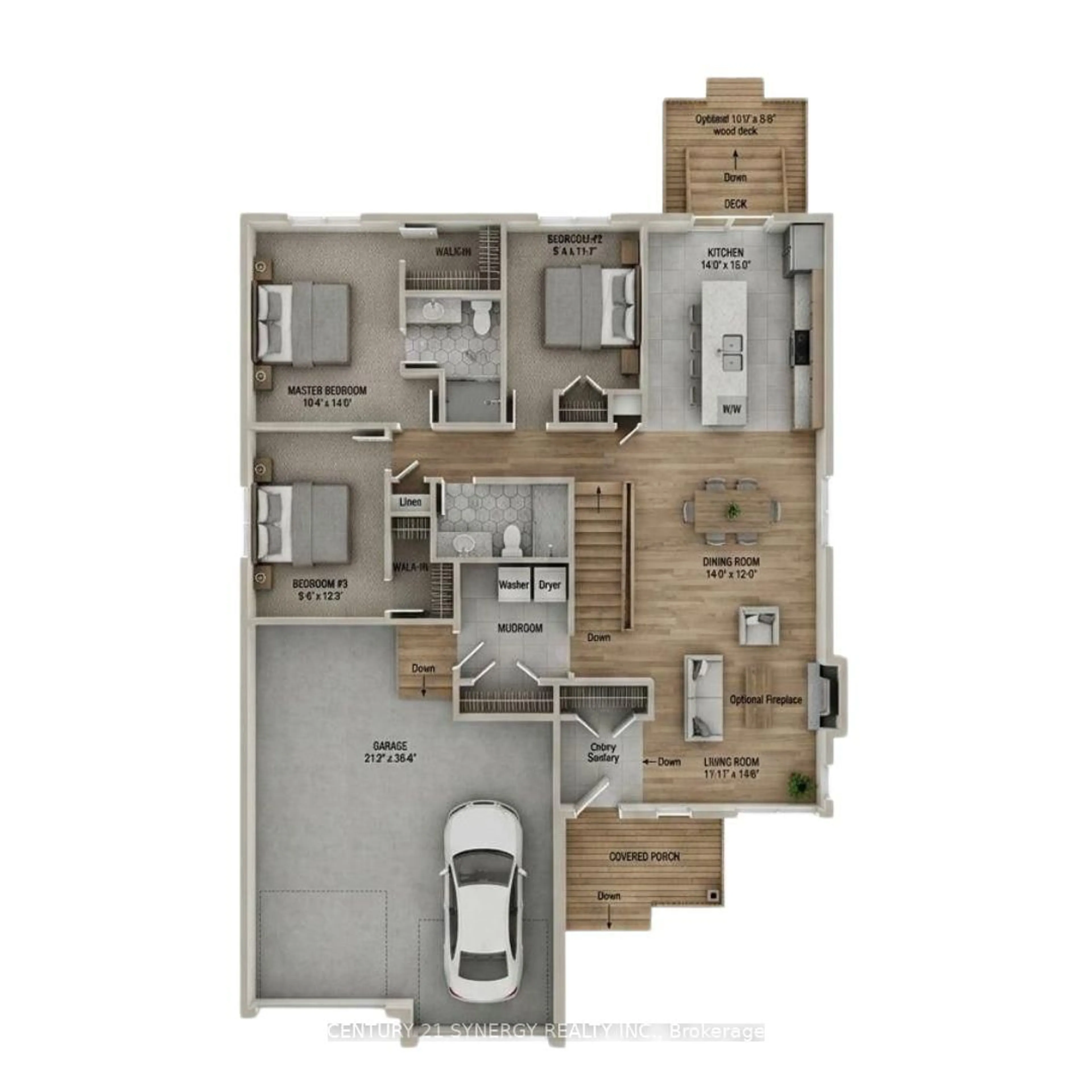 Floor plan for Lot 00 Stan St, North Stormont Ontario K0A 1R0