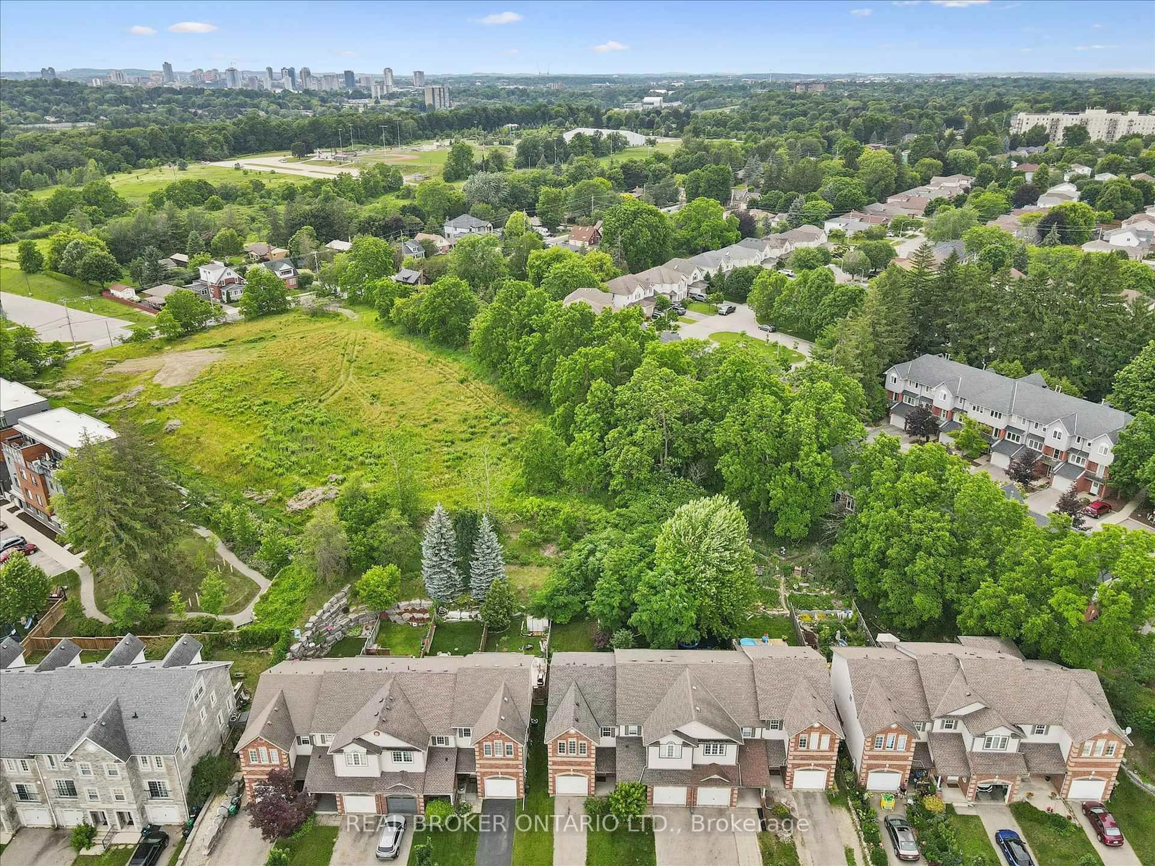 A pic from outside/outdoor area/front of a property/back of a property/a pic from drone, unknown for 69 Woolwich St, Kitchener Ontario N2K 1S2