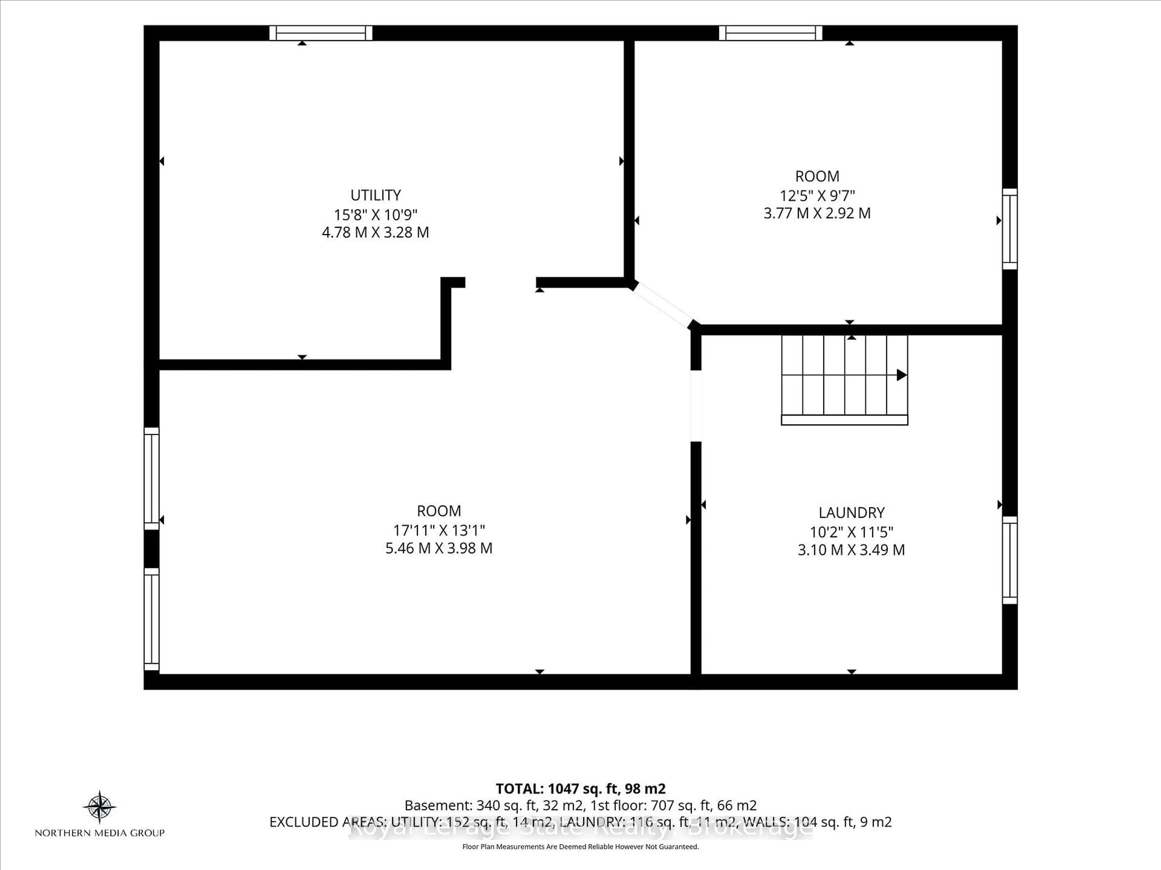 Floor plan for 722 Burgess Ave, Hamilton Ontario L8H 6J4