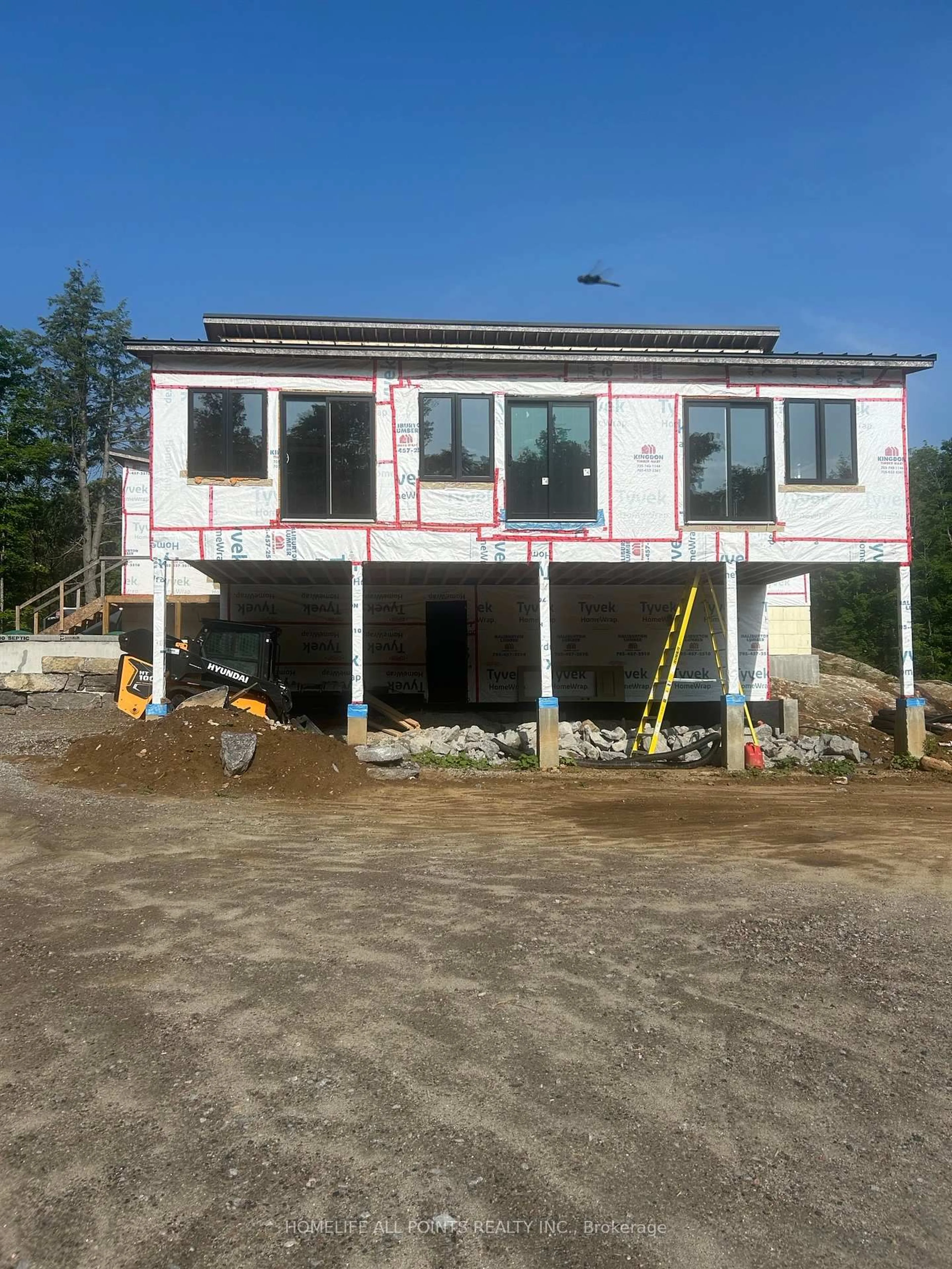 Home with vinyl exterior material, building for 1416 Fortesque Lake Rd, Highlands East Ontario K0M 1R0