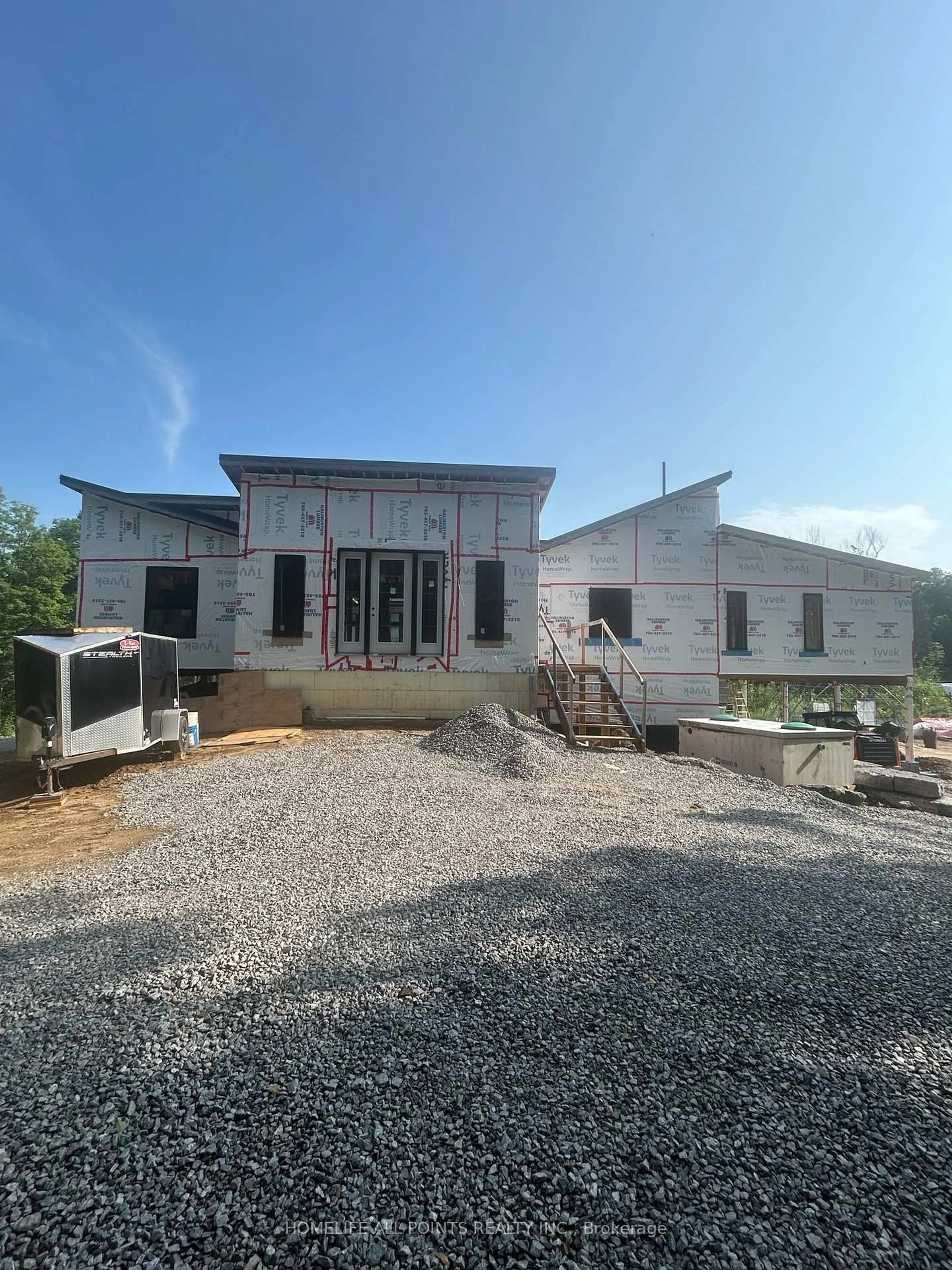 Home with vinyl exterior material, building for 1416 Fortesque Lake Rd, Highlands East Ontario K0M 1R0