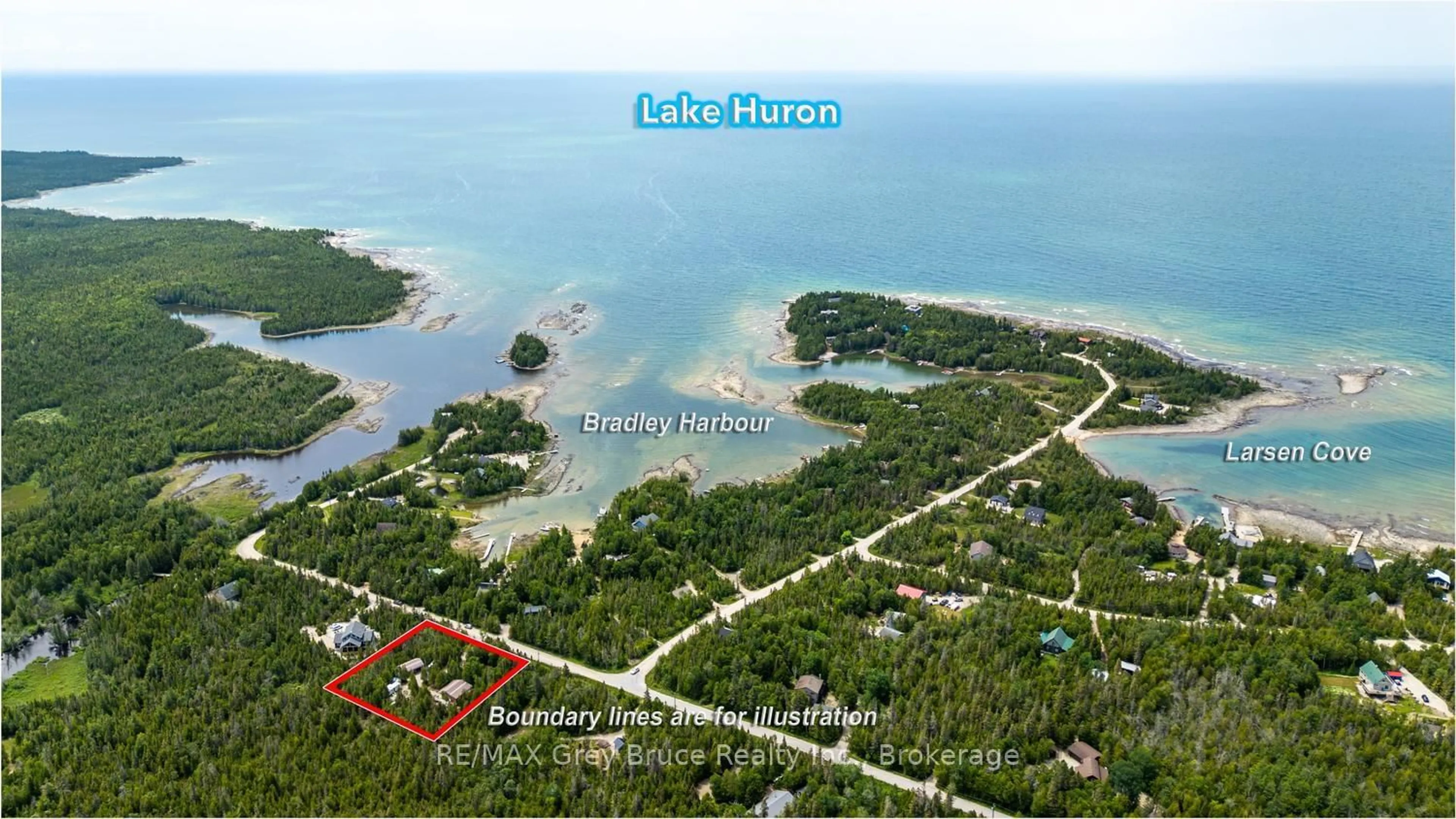Picture of a map for 259 Bradley Dr, Northern Bruce Peninsula Ontario N0H 1Z0