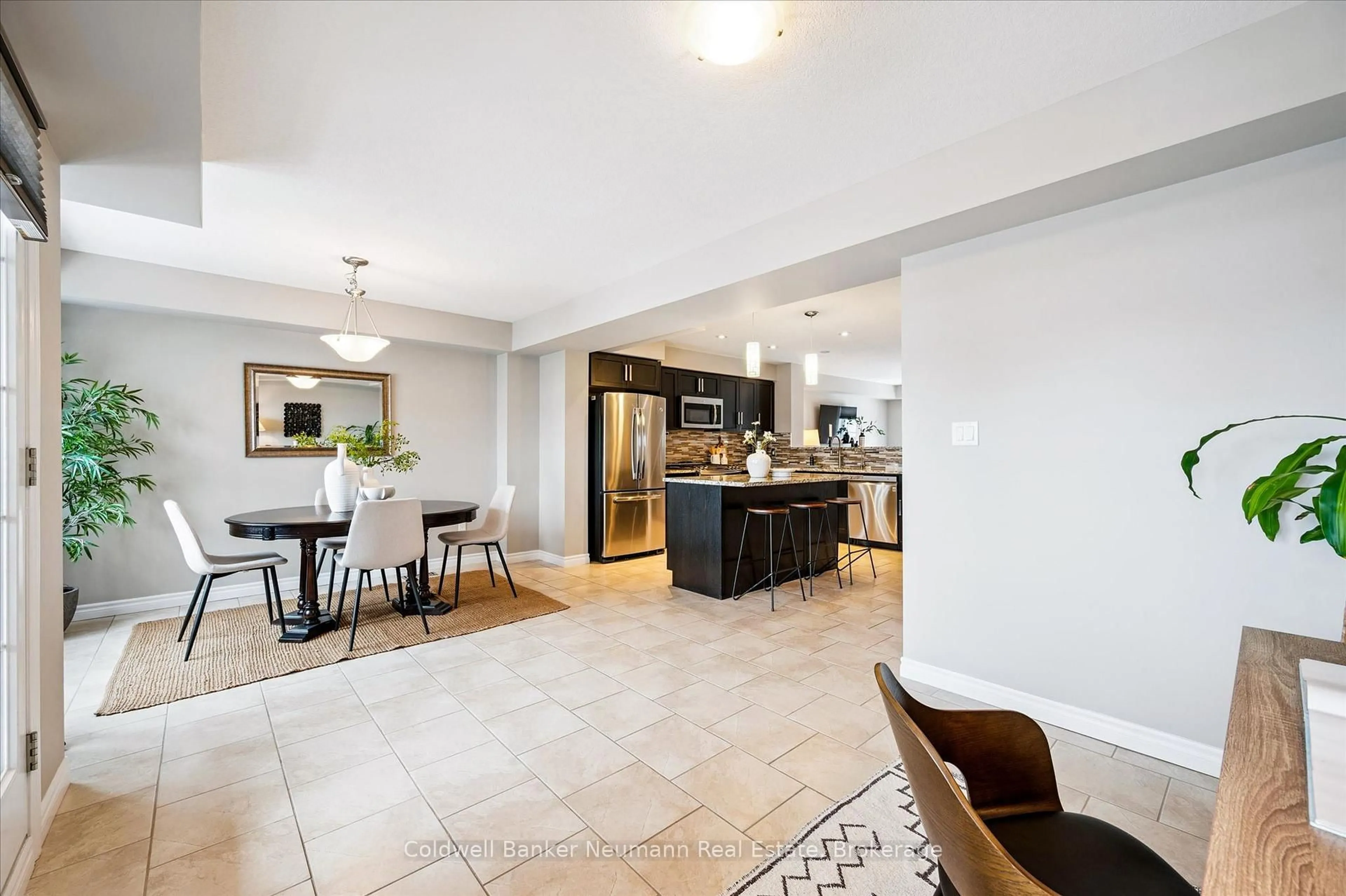 Open concept kitchen, ceramic/tile floor for 51 Jeffrey Dr, Guelph Ontario N1E 0M4