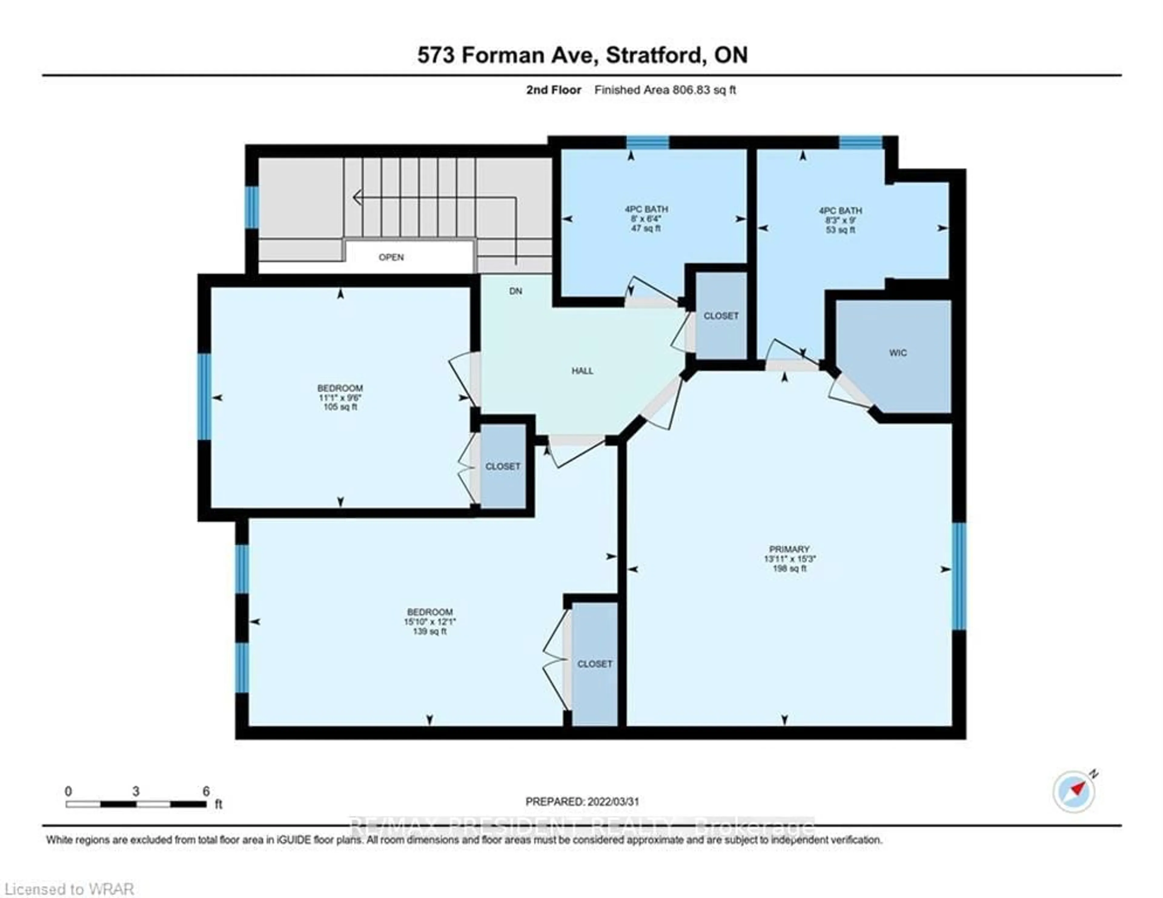 Floor plan for 573 Forman Ave, Stratford Ontario N5A 0B3