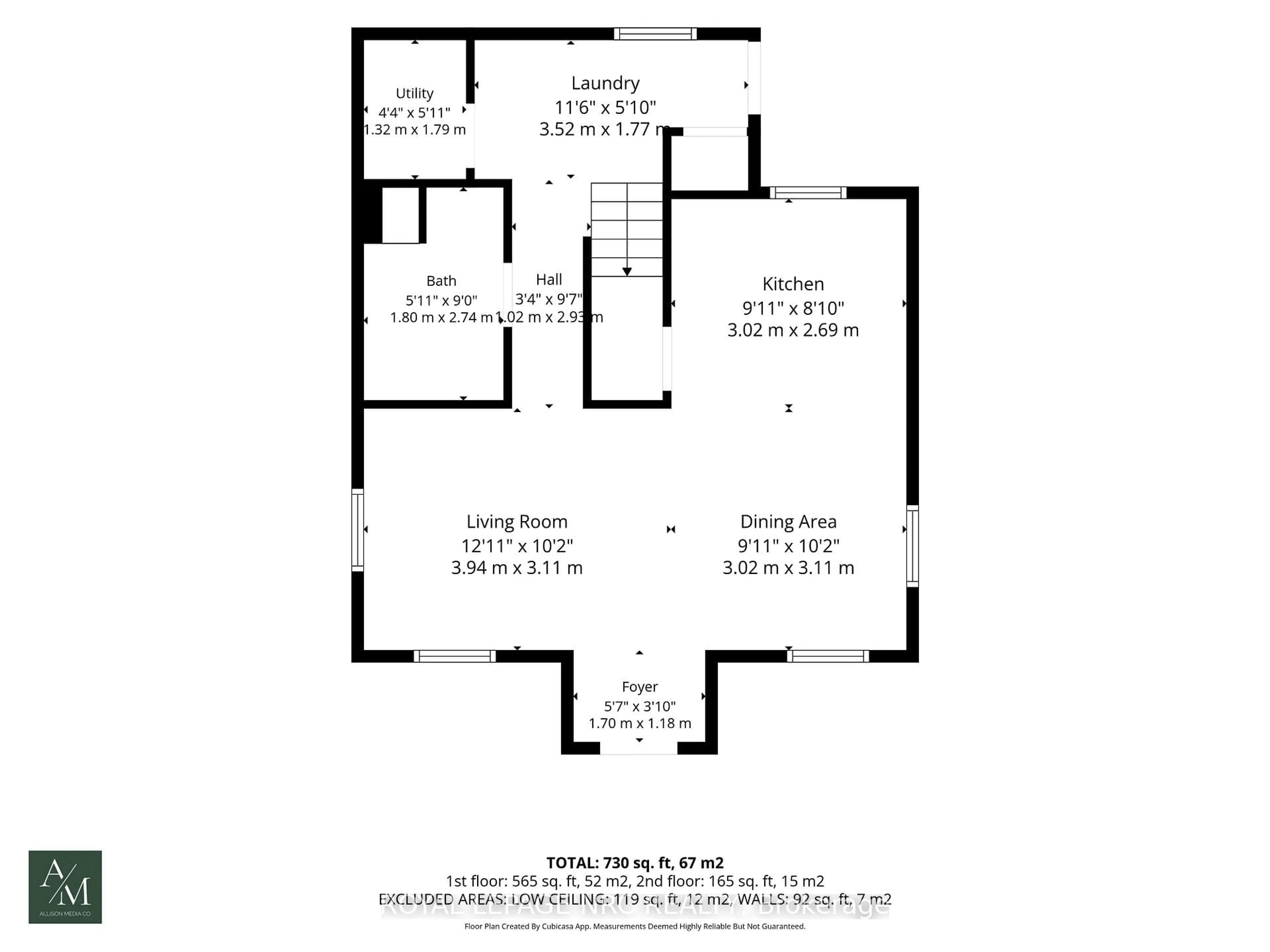 Floor plan for 63 OAKWOOD St, Port Colborne Ontario L3K 5G1