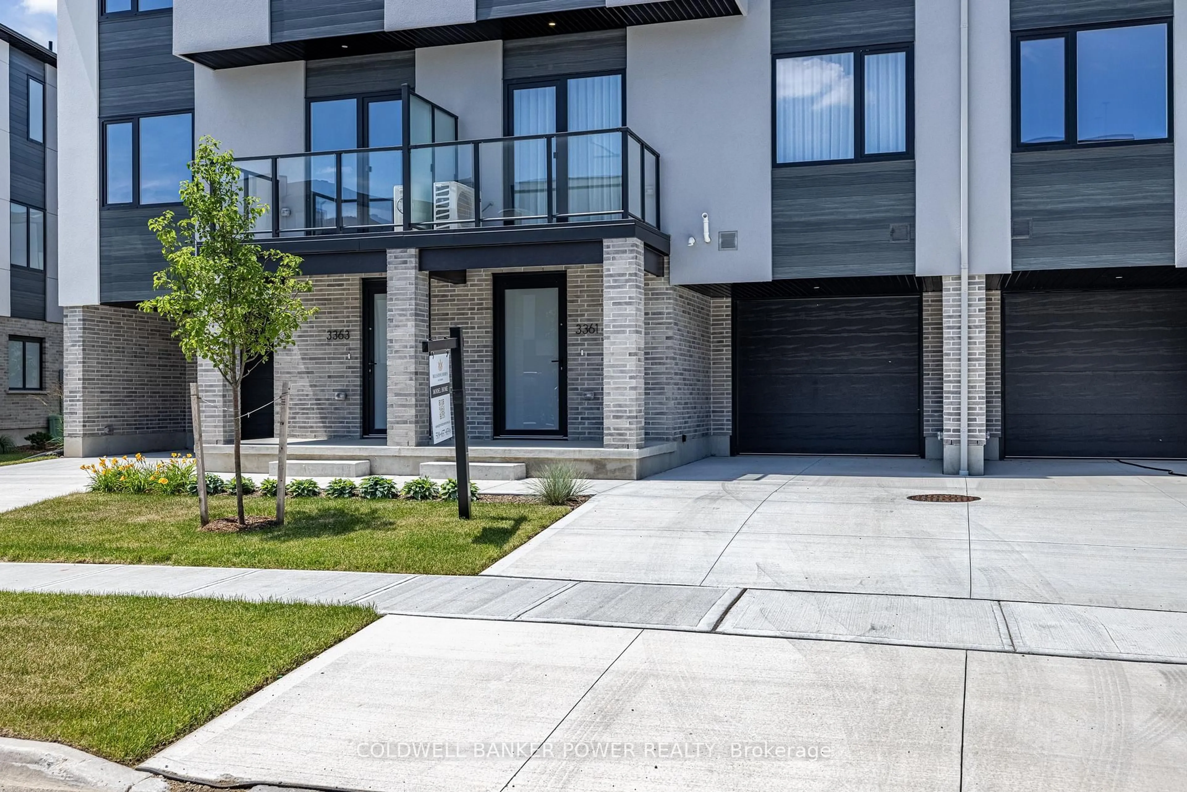 Home with brick exterior material, street for 3361 DAVID MILNE Way #30, London South Ontario N6L 0B9