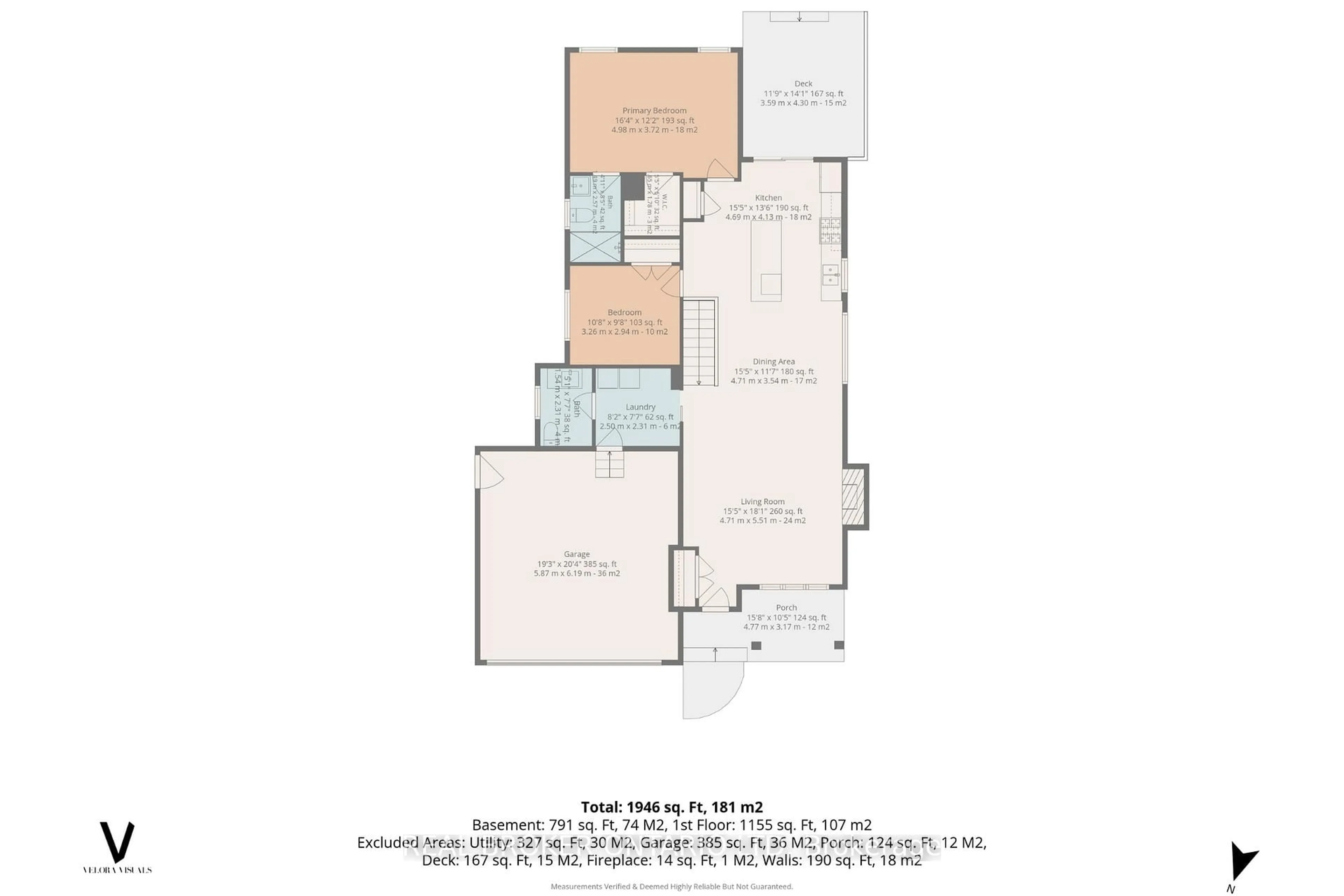 Floor plan for 4 Doral Crt, St. Thomas Ontario N5R 0G3