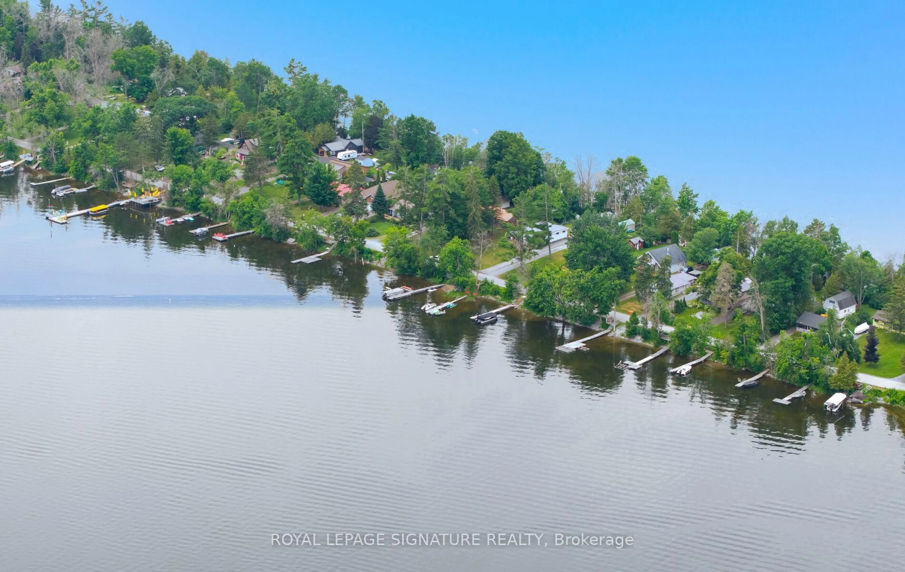 A pic from outside/outdoor area/front of a property/back of a property/a pic from drone, water/lake/river/ocean view for 321 Avery Point Rd, Kawartha Lakes Ontario L0K 1W0