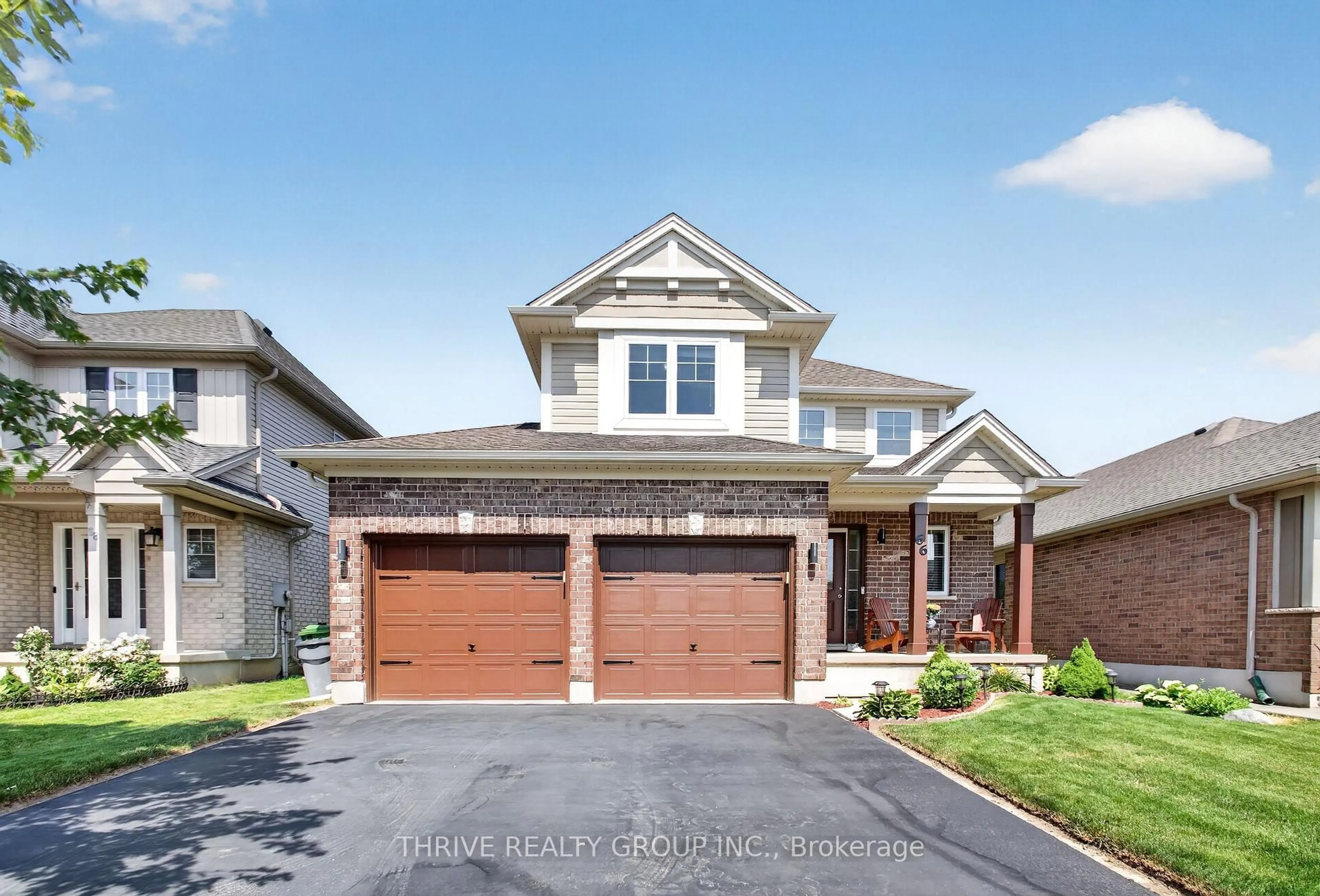 Home with brick exterior material, street for 66 Peach Tree Blvd, St. Thomas Ontario N5R 0C1