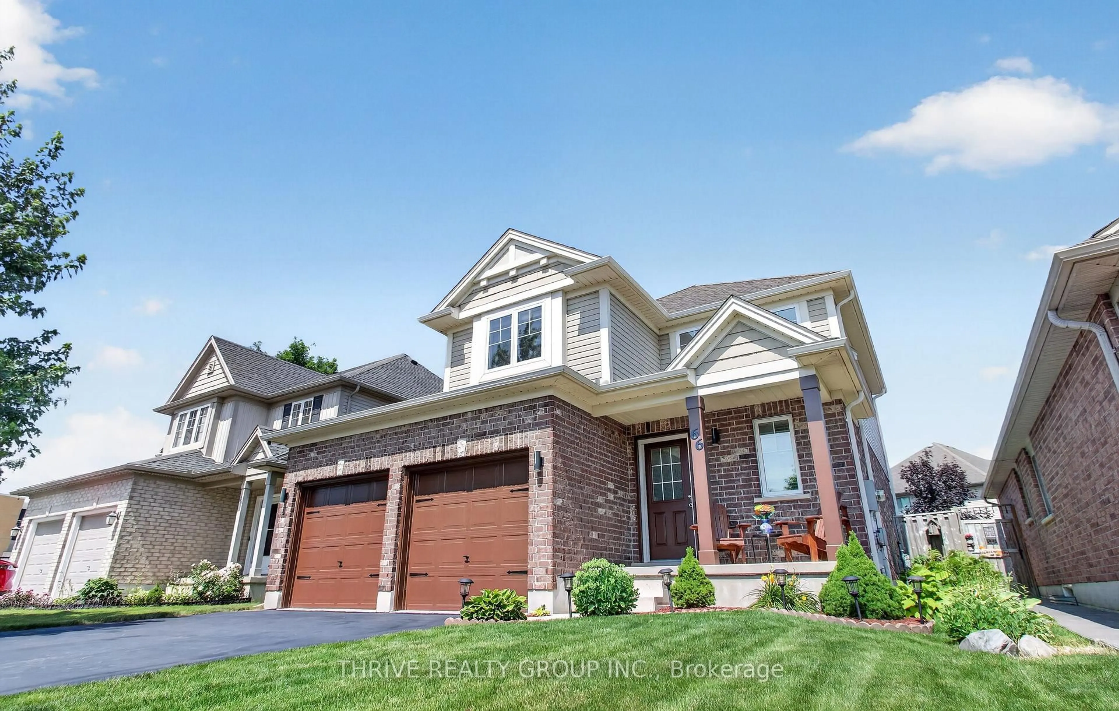 Home with brick exterior material, street for 66 Peach Tree Blvd, St. Thomas Ontario N5R 0C1