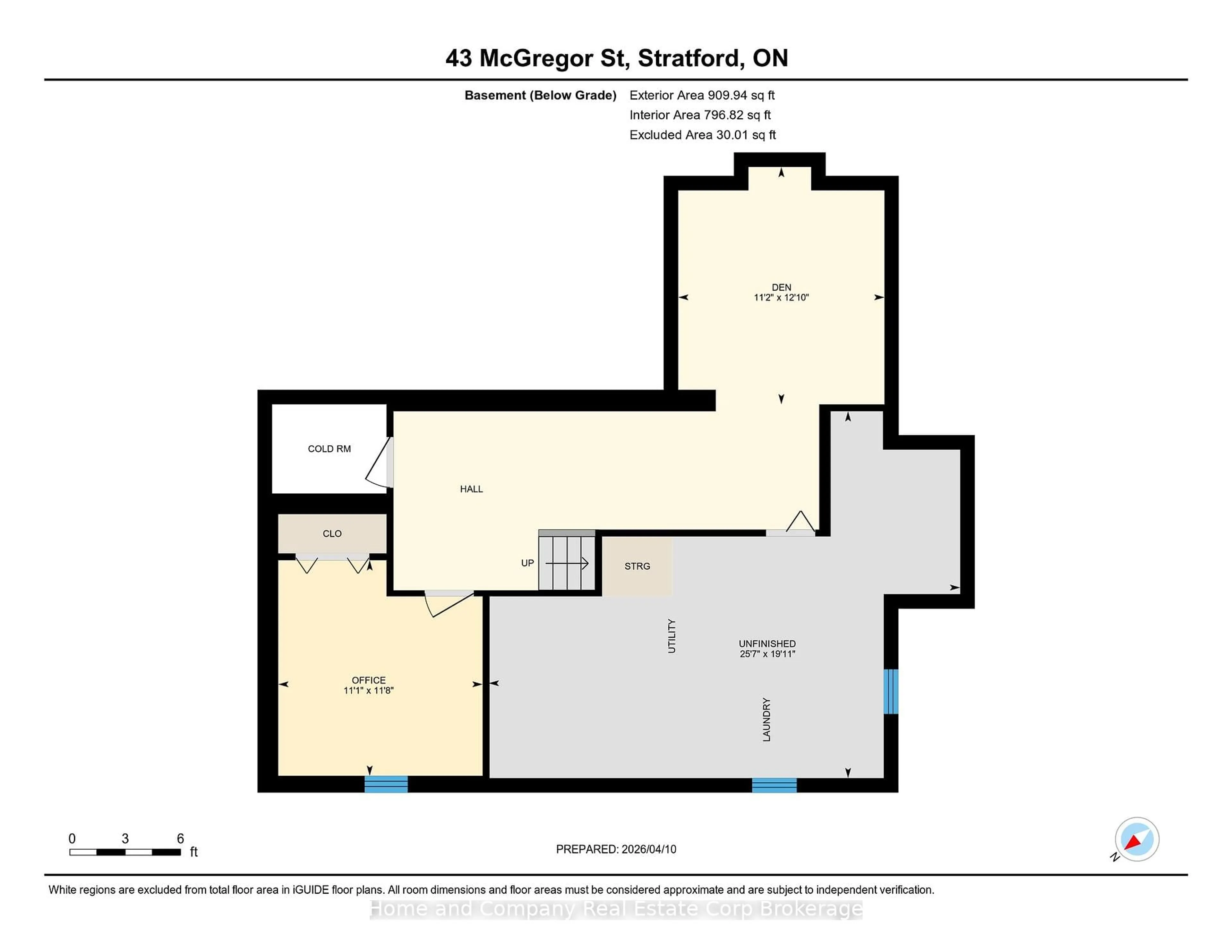 Floor plan for 43 Mcgregor St, Stratford Ontario N4Z 1G5