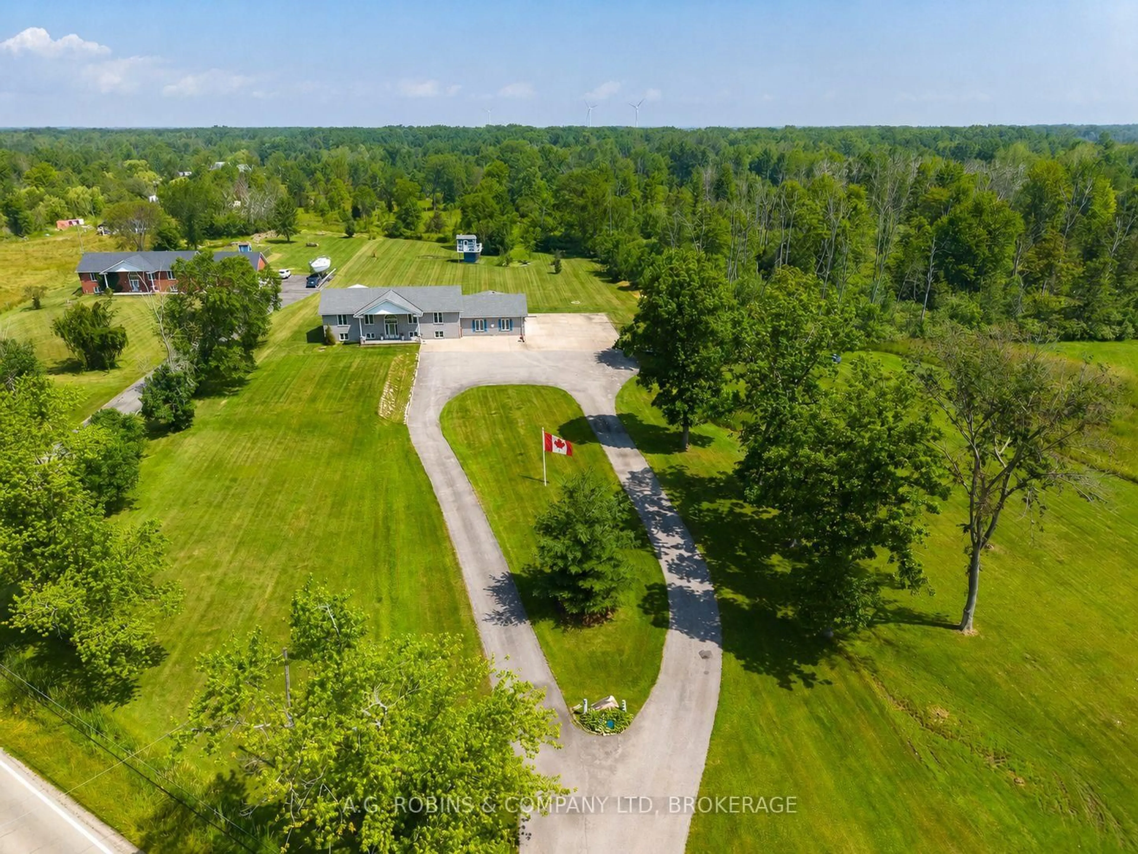 A pic from outside/outdoor area/front of a property/back of a property/a pic from drone, water/lake/river/ocean view for 12312 LAKESHORE Rd, Wainfleet Ontario L0S 1V0