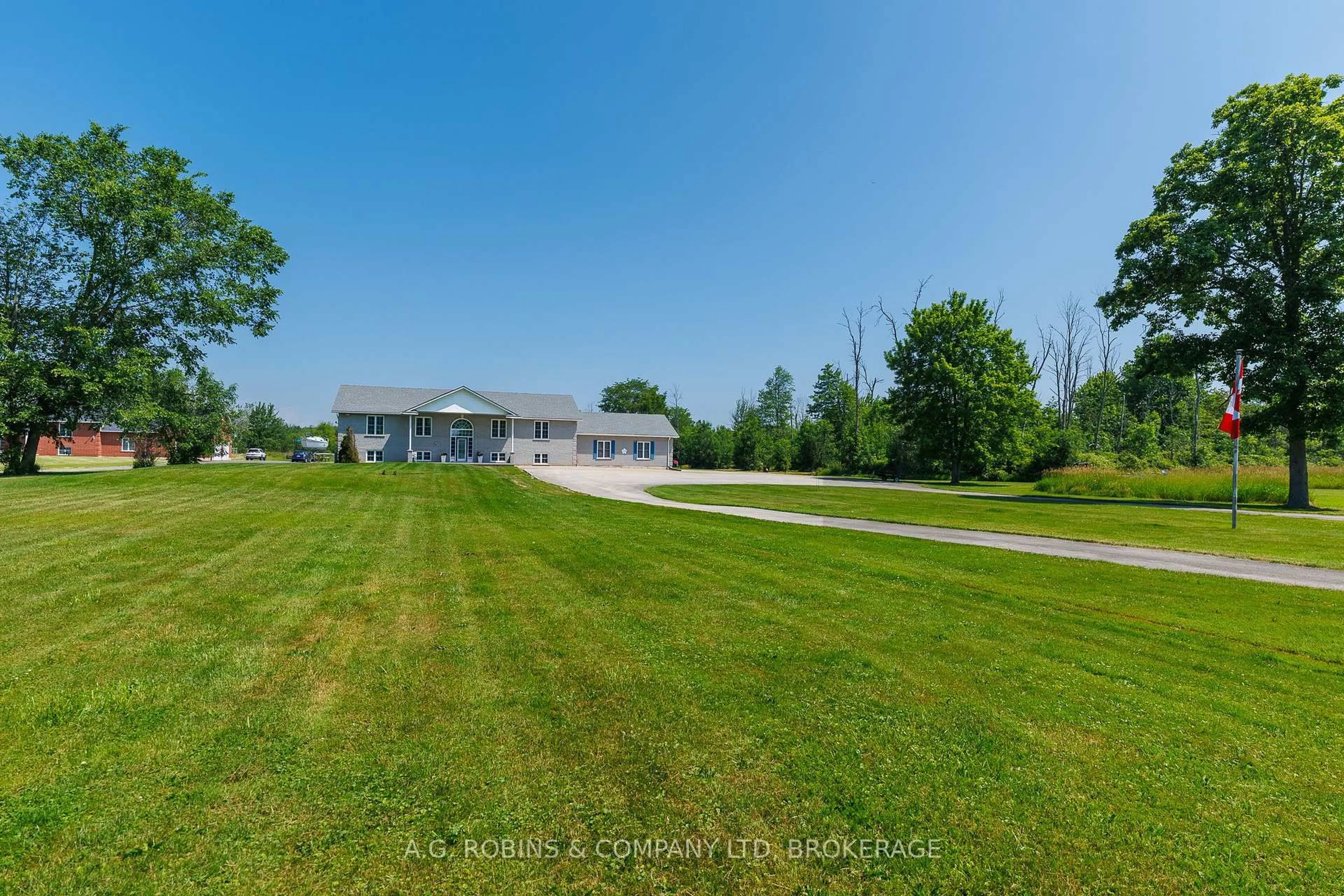 A pic from outside/outdoor area/front of a property/back of a property/a pic from drone, water/lake/river/ocean view for 12312 LAKESHORE Rd, Wainfleet Ontario L0S 1V0