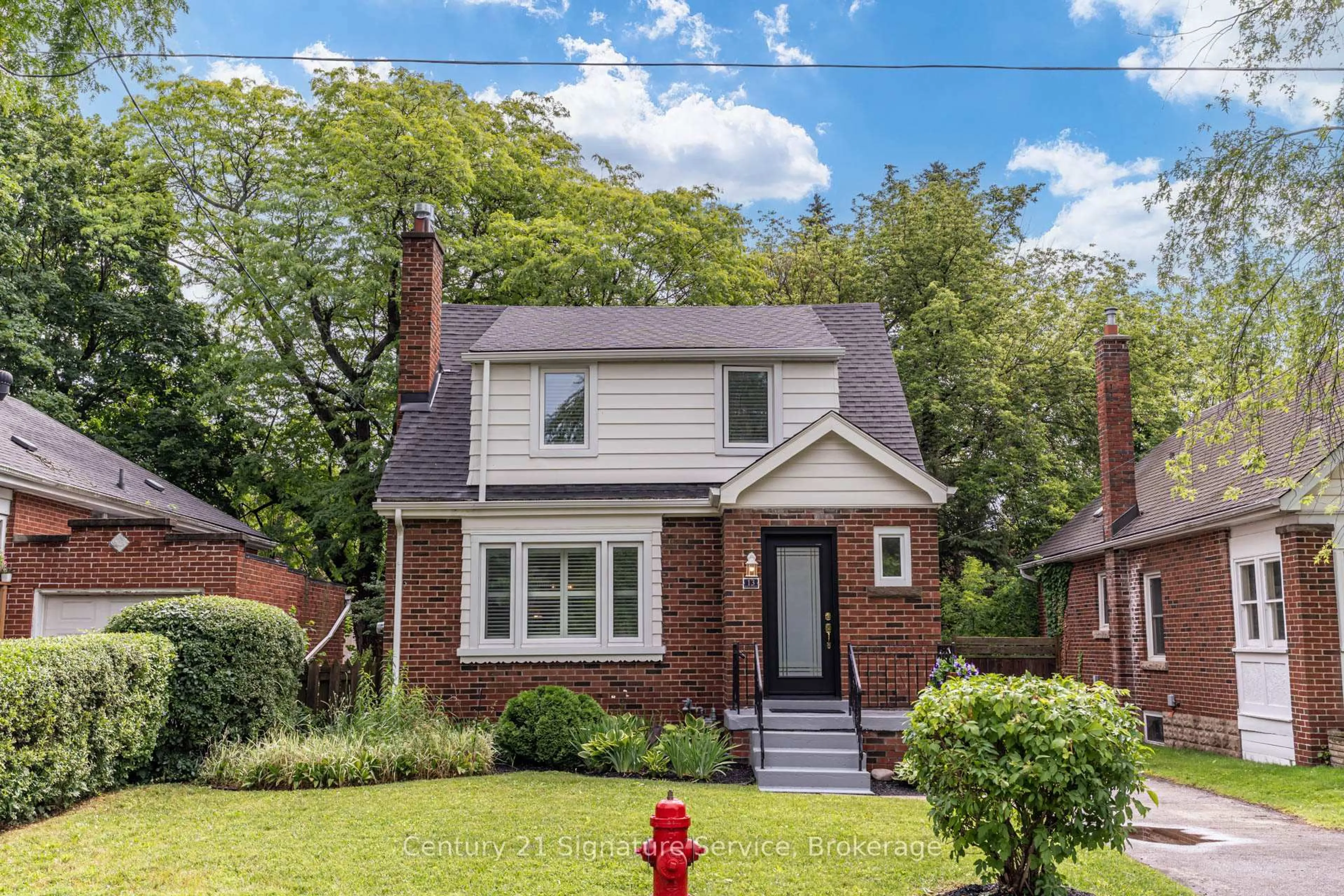 Home with brick exterior material, street for 13 Allan Ave, Hamilton Ontario L9H 4N7