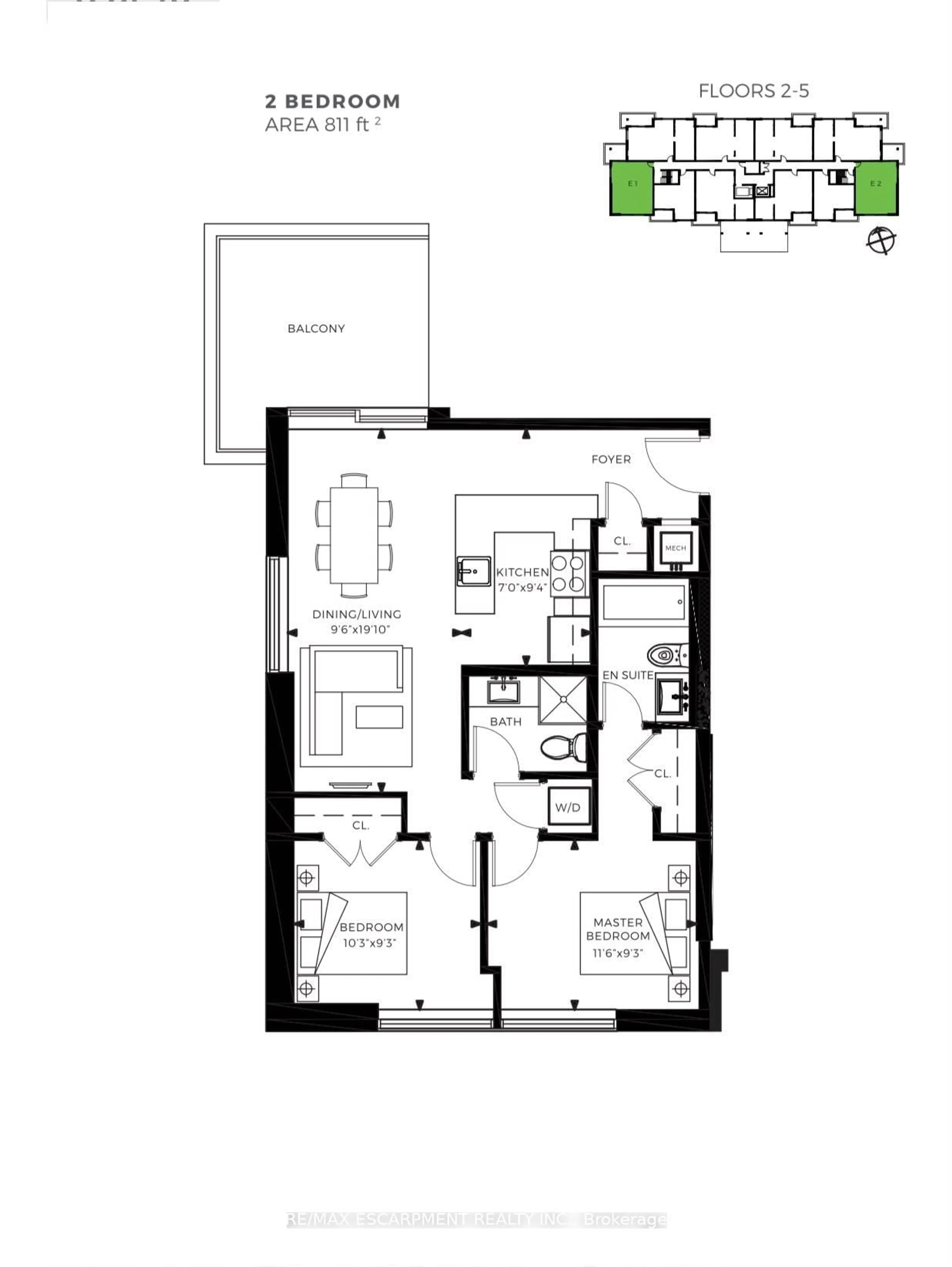 Floor plan for 455 Charlton Ave #403, Hamilton Ontario L8N 0B2