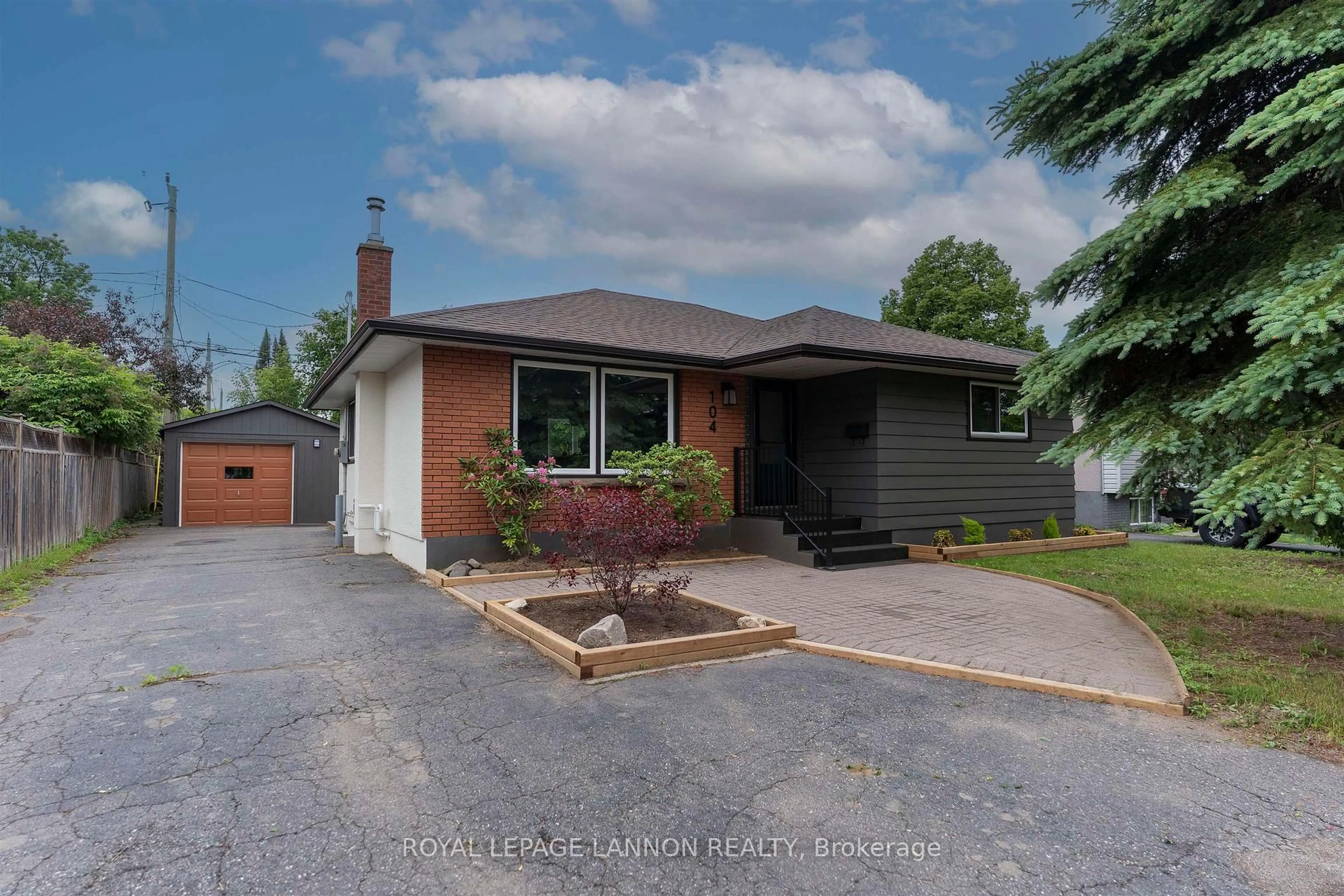 Home with brick exterior material, street for 104 Riverview Drive, Thunder Bay Ontario P7C 1R3