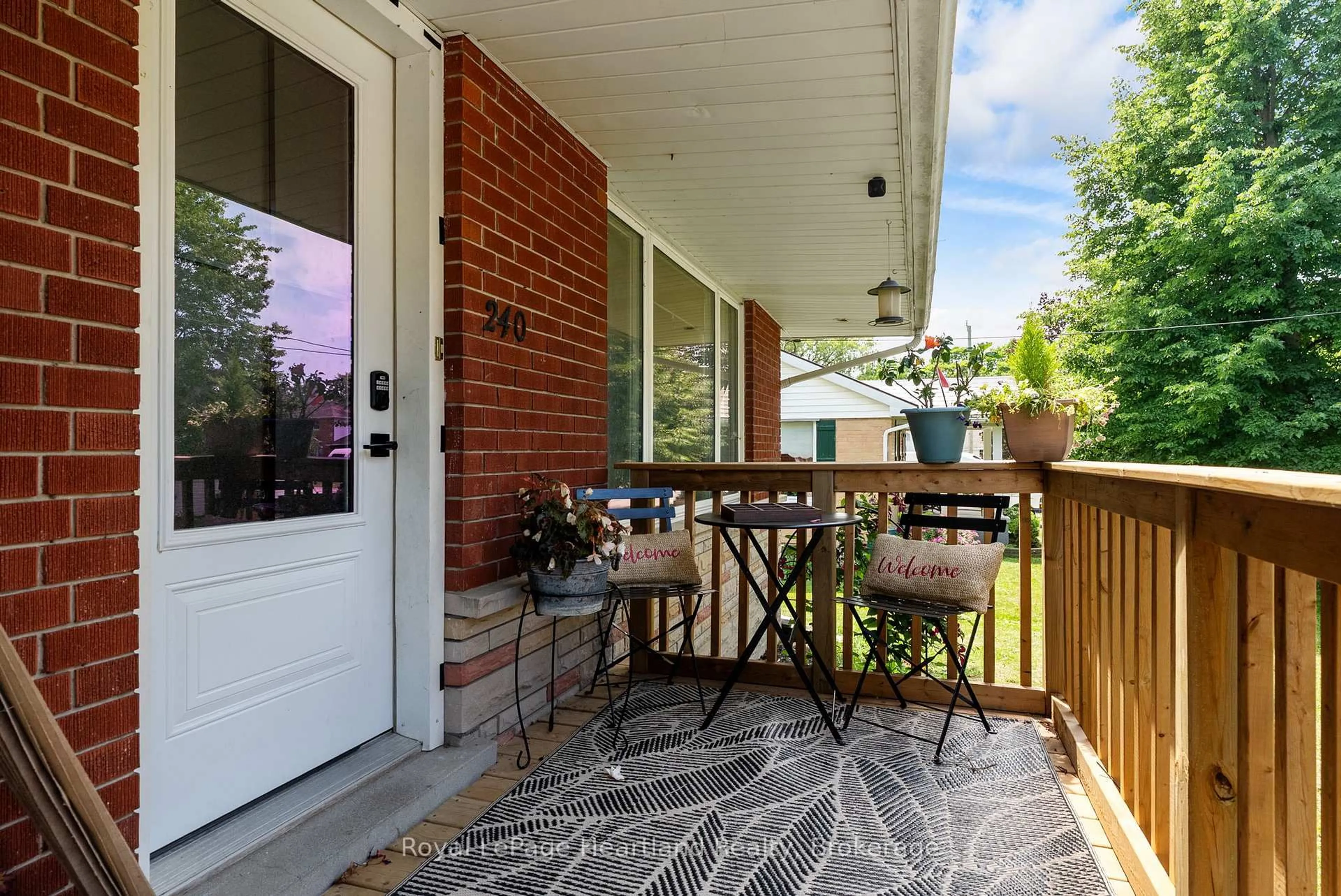 Patio, street for 240 Elm Ave, North Perth Ontario N4W 3E8
