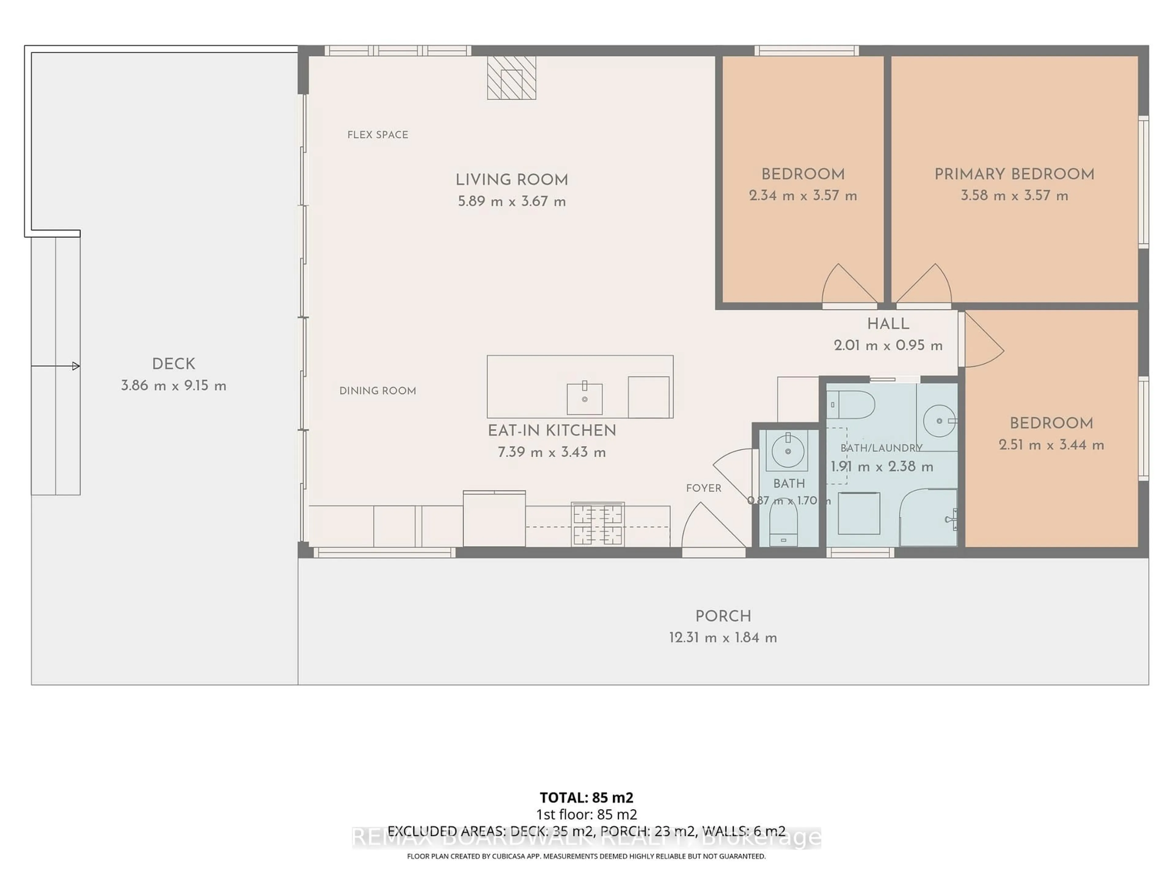 Floor plan for 130 Bay Lane, Edwardsburgh/Cardinal Ontario K0E 1E0