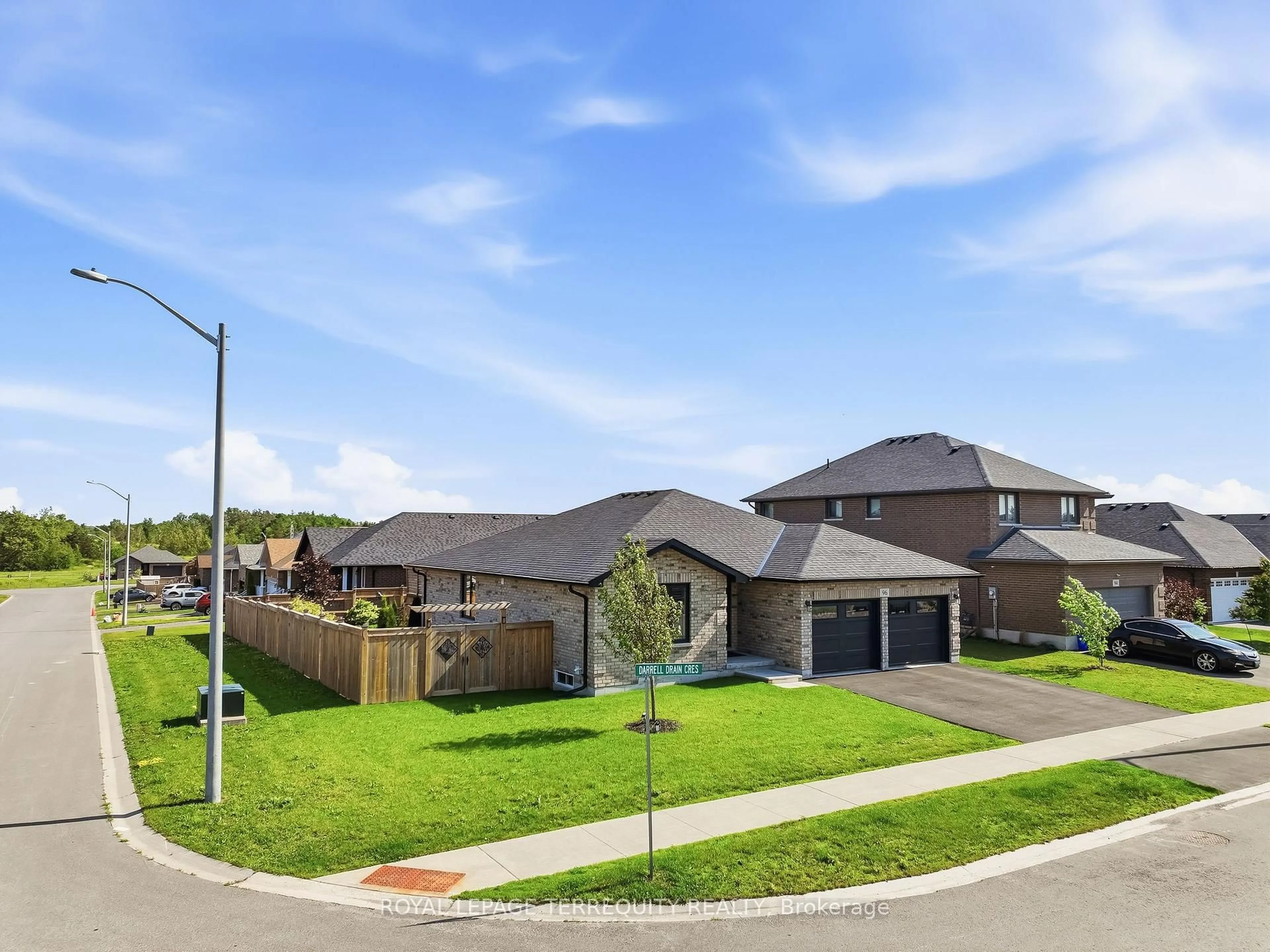 Home with brick exterior material, street for 96 Darrell Drain Cres, Asphodel-Norwood Ontario K0L 2V0