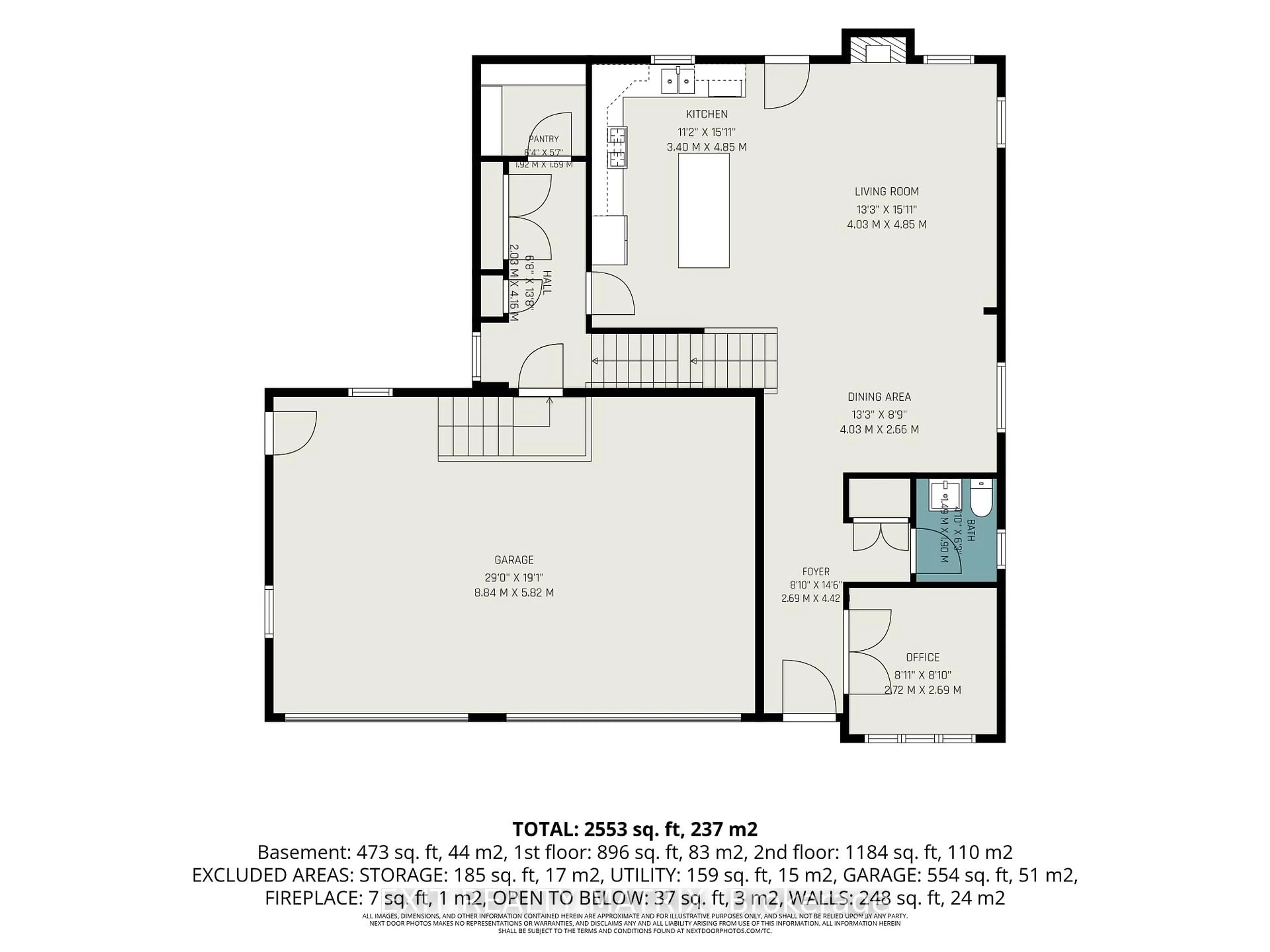 Floor plan for 208 Nellie St, Clarence-Rockland Ontario K0A 2A0