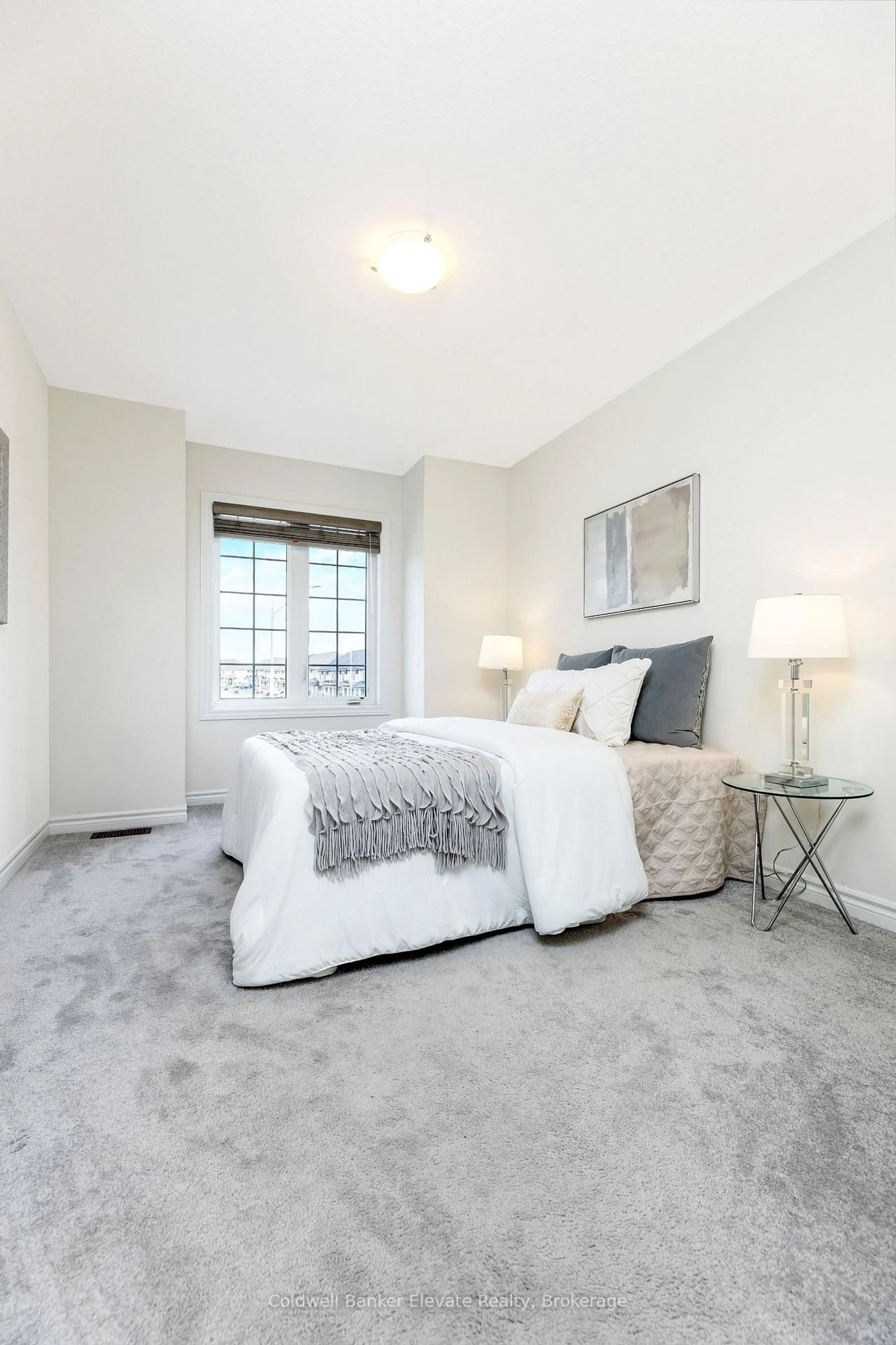 Bedroom with bed, carpet floor for 108 Flagg Ave, Brant Ontario N3L 0J8