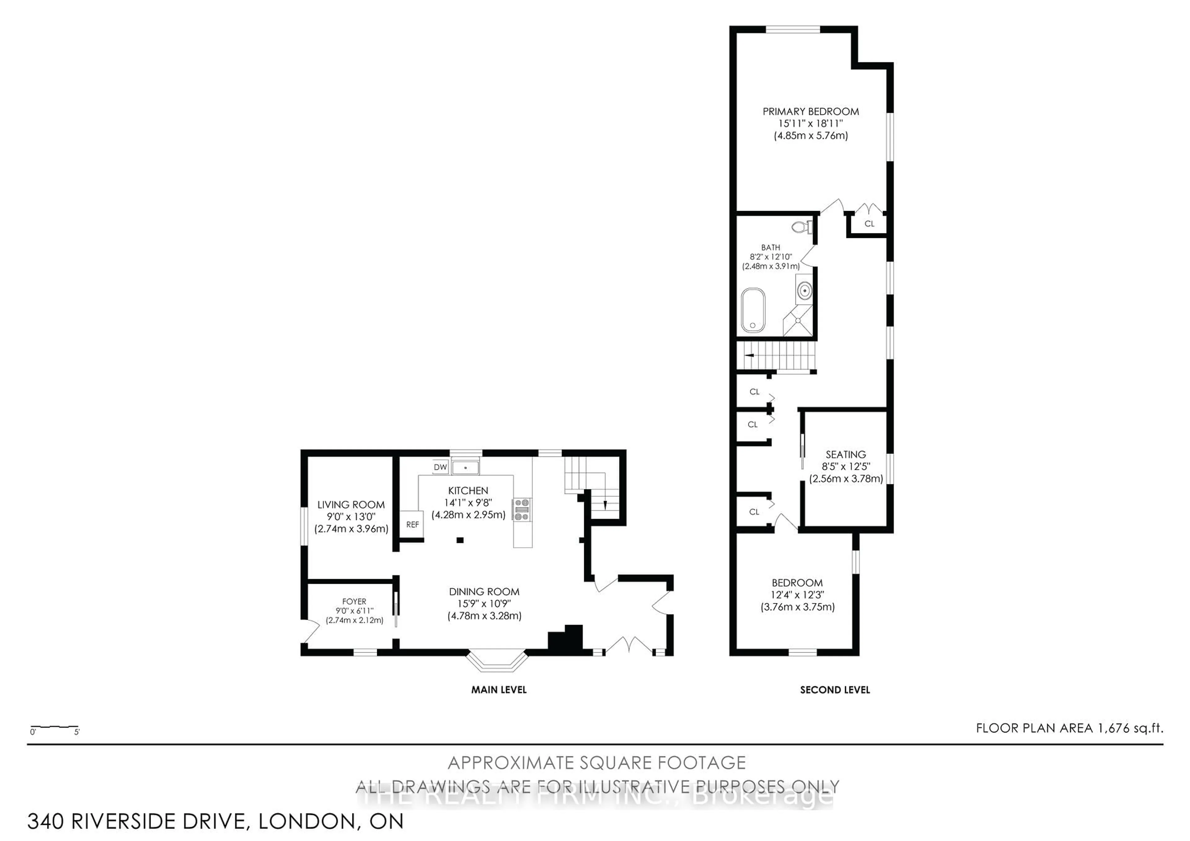 Floor plan for 340 Riverside Dr, London North Ontario N6H 1E9