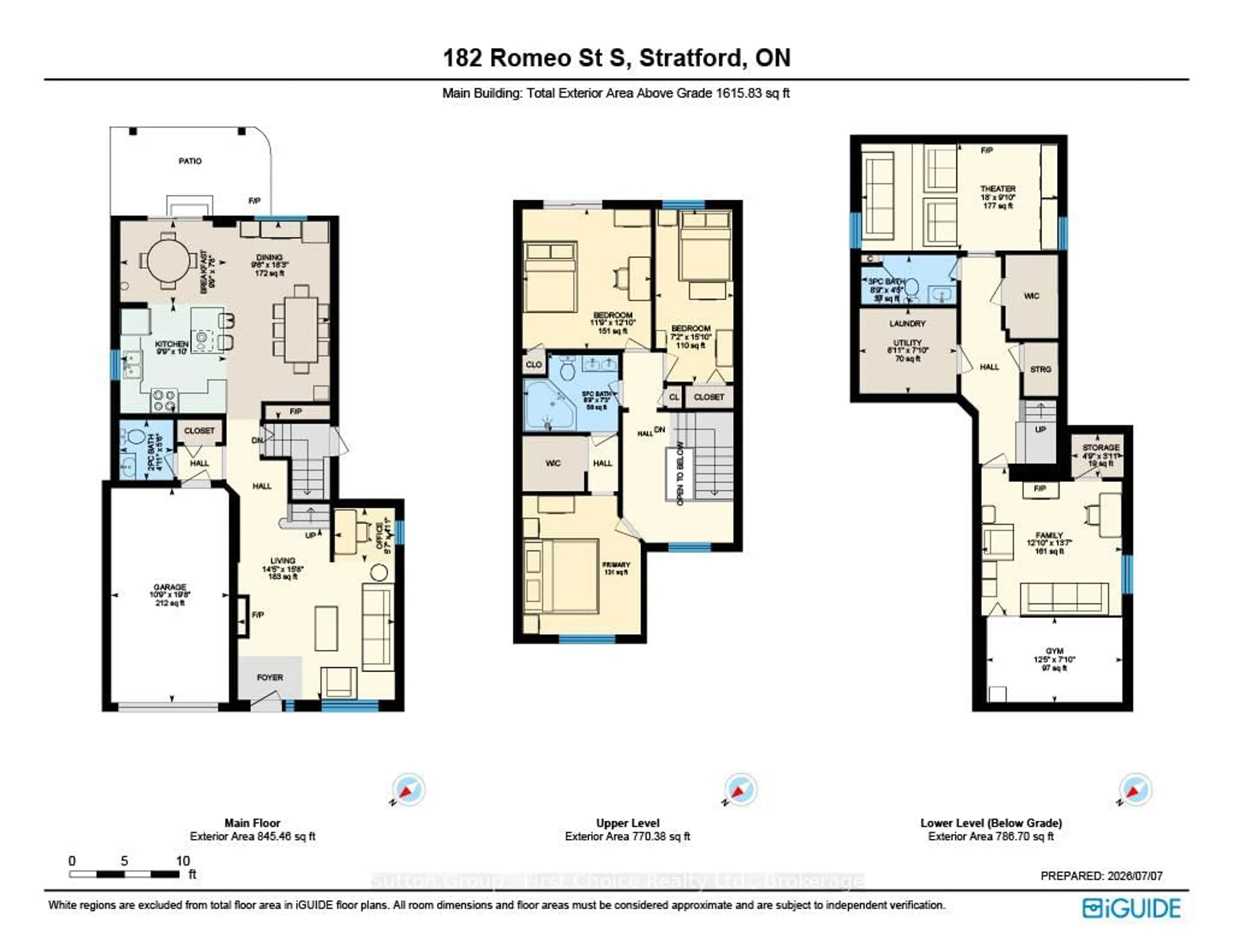 Floor plan for 182 Romeo St, Stratford Ontario N5A 4S9