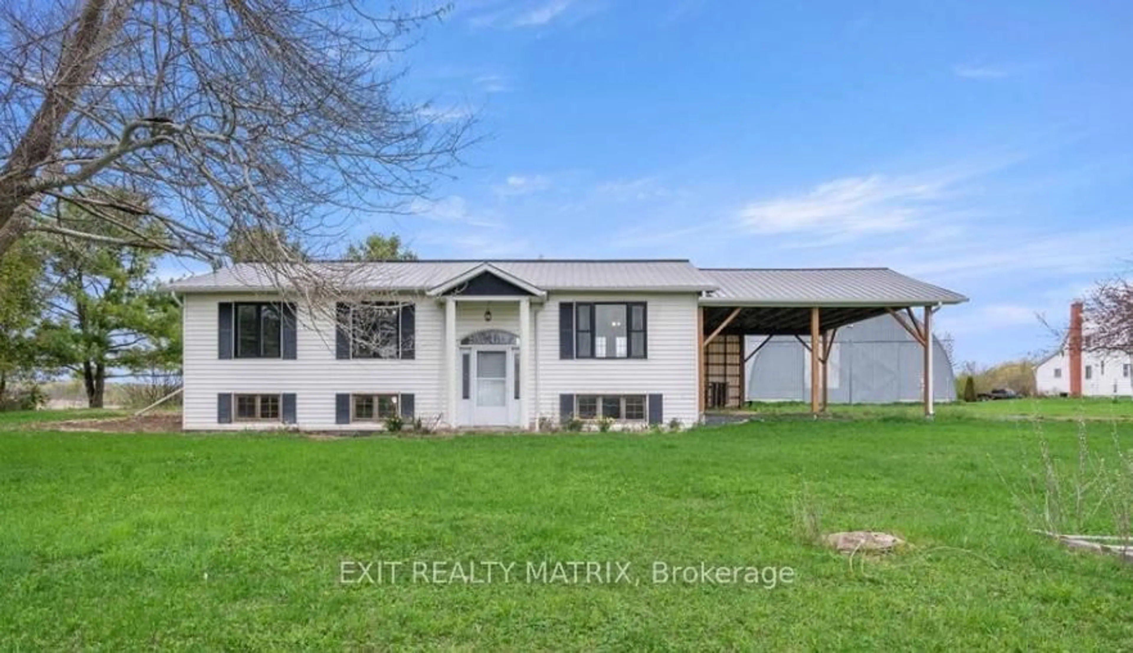 A pic from outside/outdoor area/front of a property/back of a property/a pic from drone, unknown for 2811-2815 Rolland Massie Rd, North Glengarry Ontario K0C 1A0