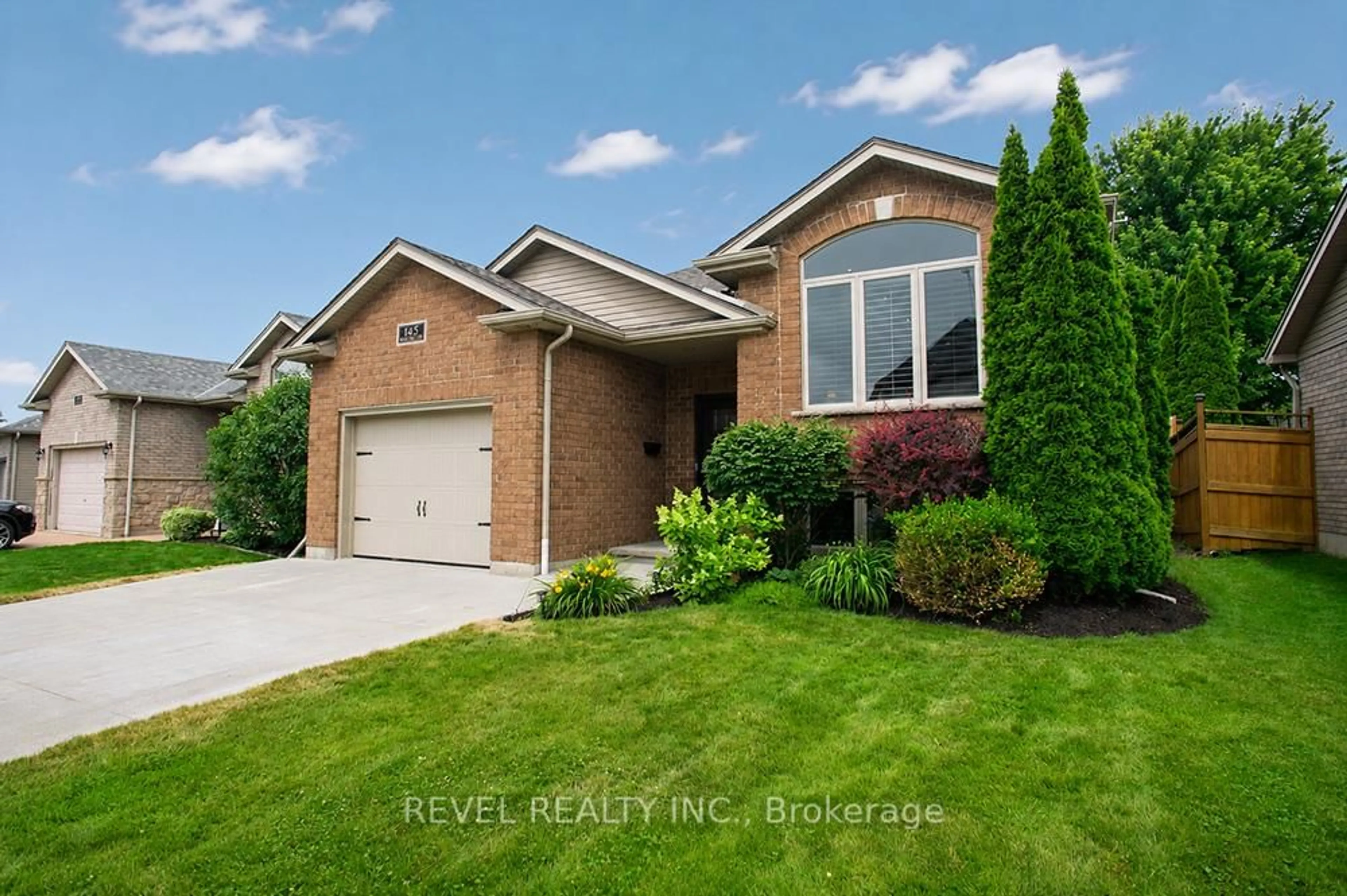 Home with brick exterior material, street for 145 McGuiness Dr, Brantford Ontario N3T 0B4