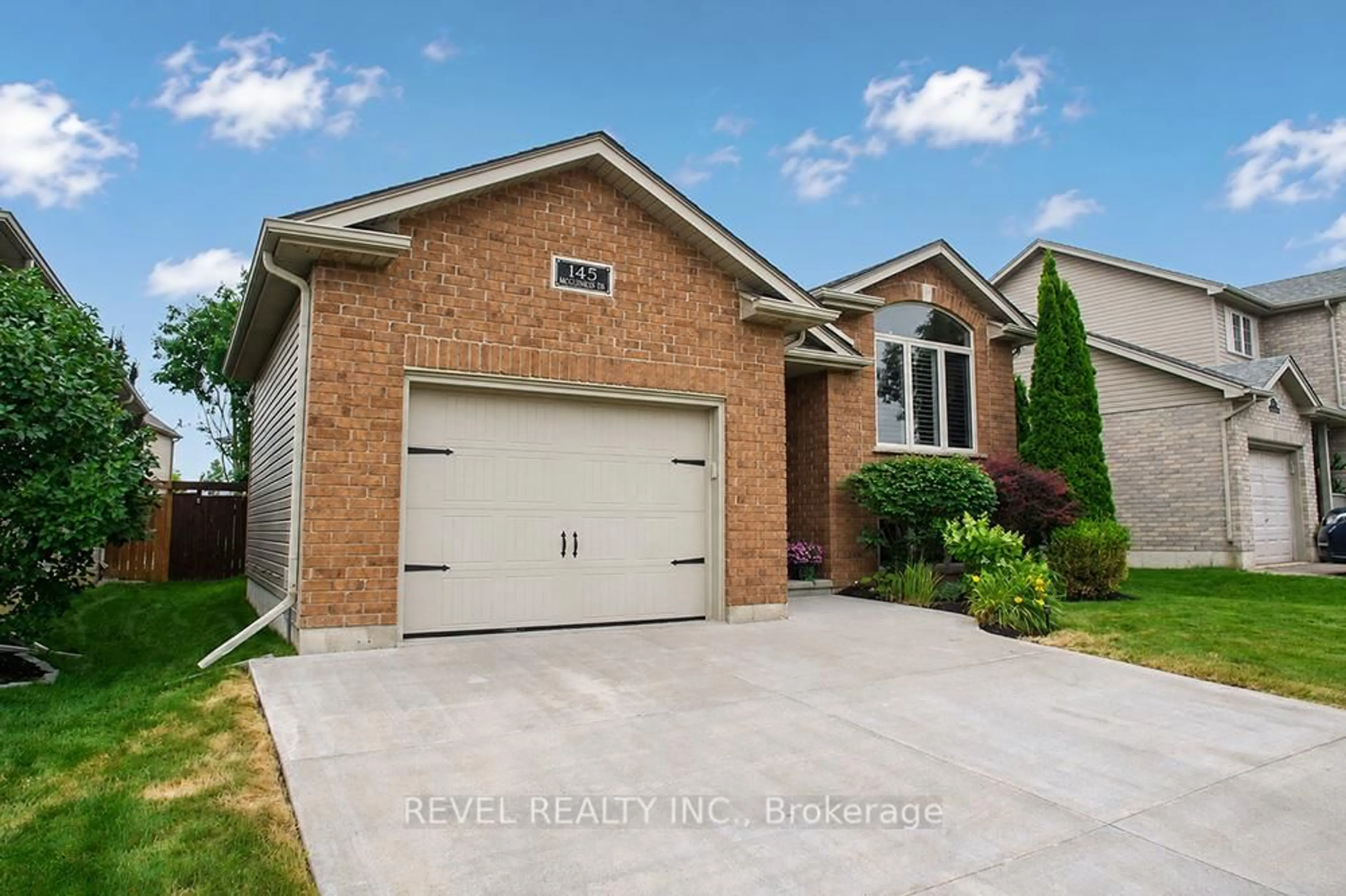 Home with brick exterior material, street for 145 McGuiness Dr, Brantford Ontario N3T 0B4