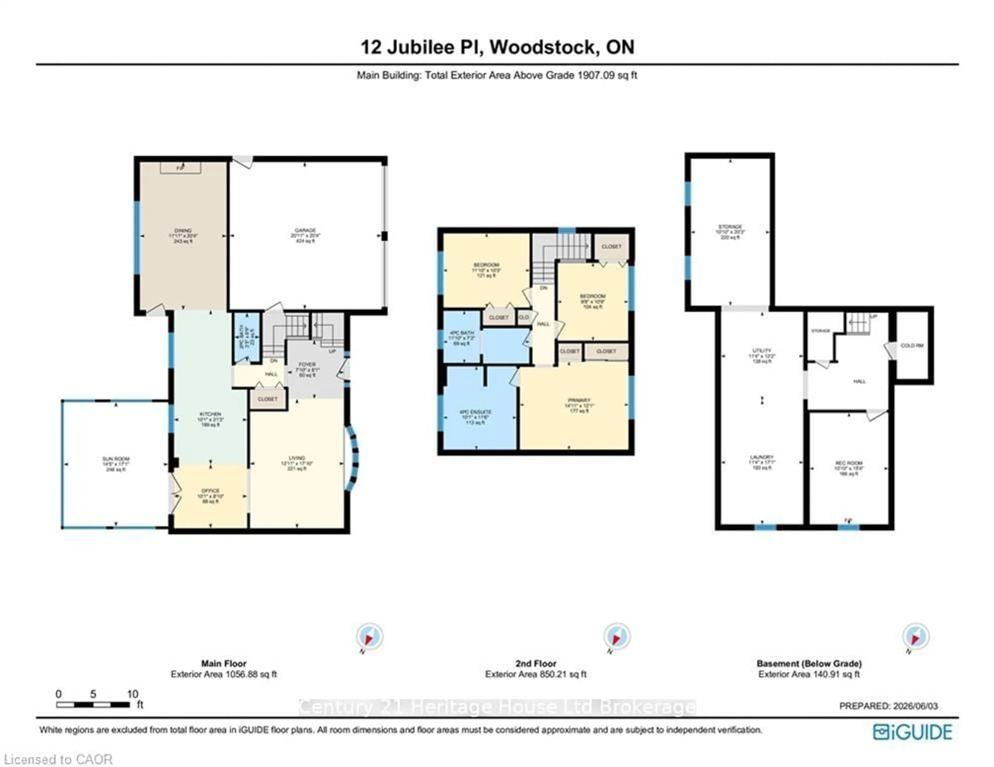 Floor plan for 12 Jubilee Pl, Woodstock Ontario N4S 7H2