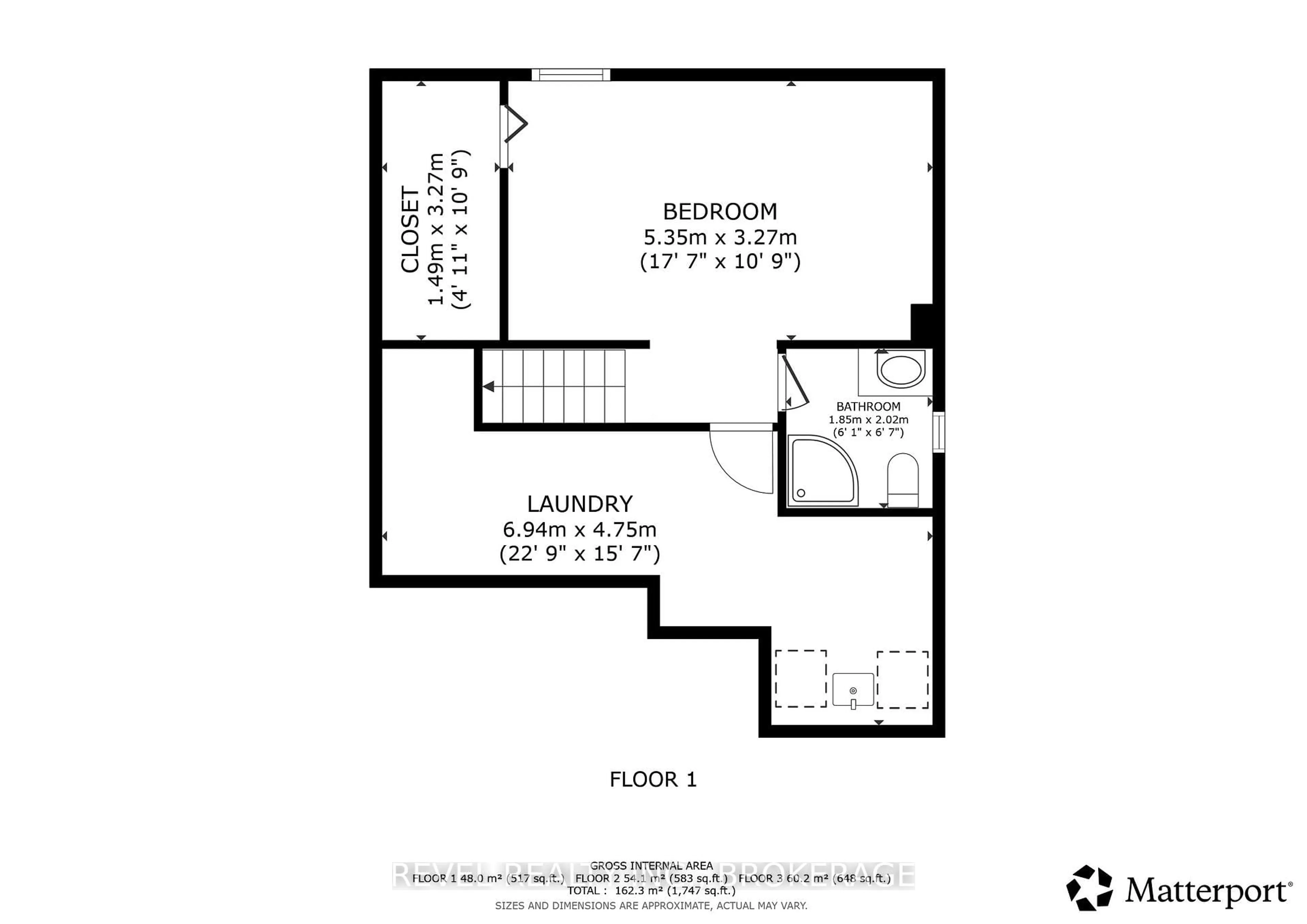 Floor plan for 62 Barker Dr, Kingston Ontario K7K 6X6