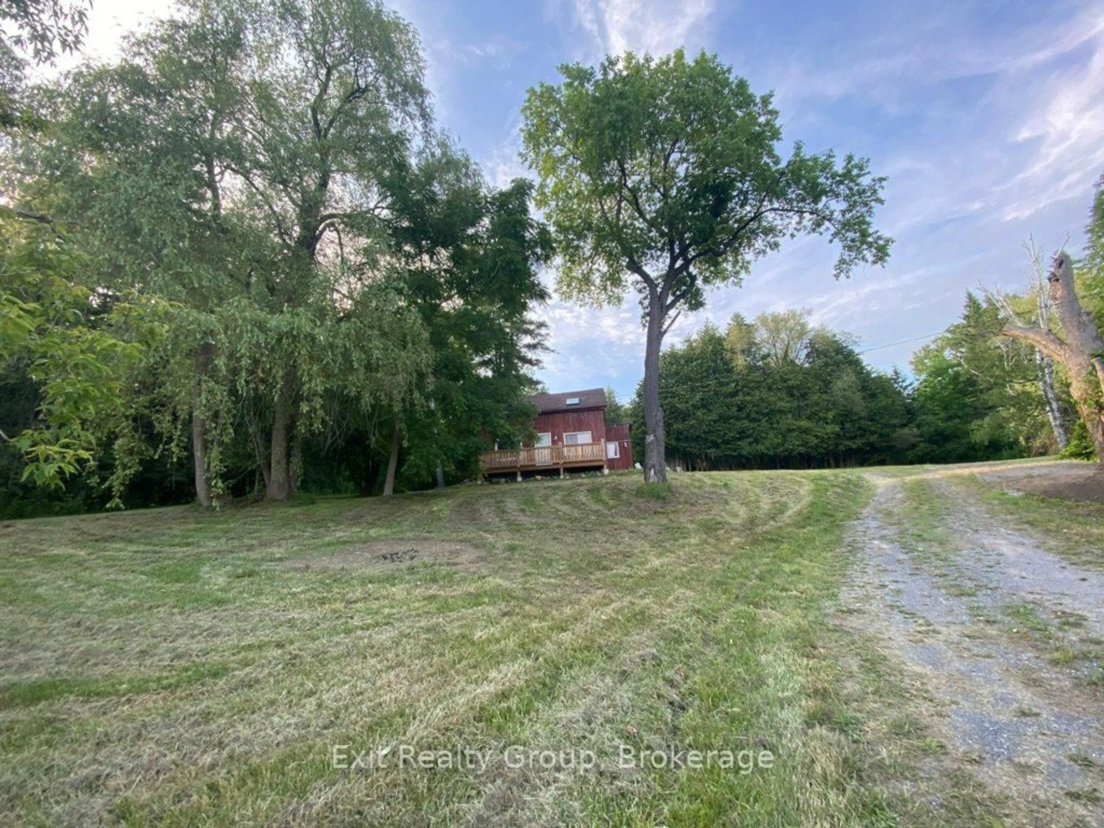 A pic from outside/outdoor area/front of a property/back of a property/a pic from drone, forest/trees view for 14440 County Rd 2, Cramahe Ontario K0K 1H0