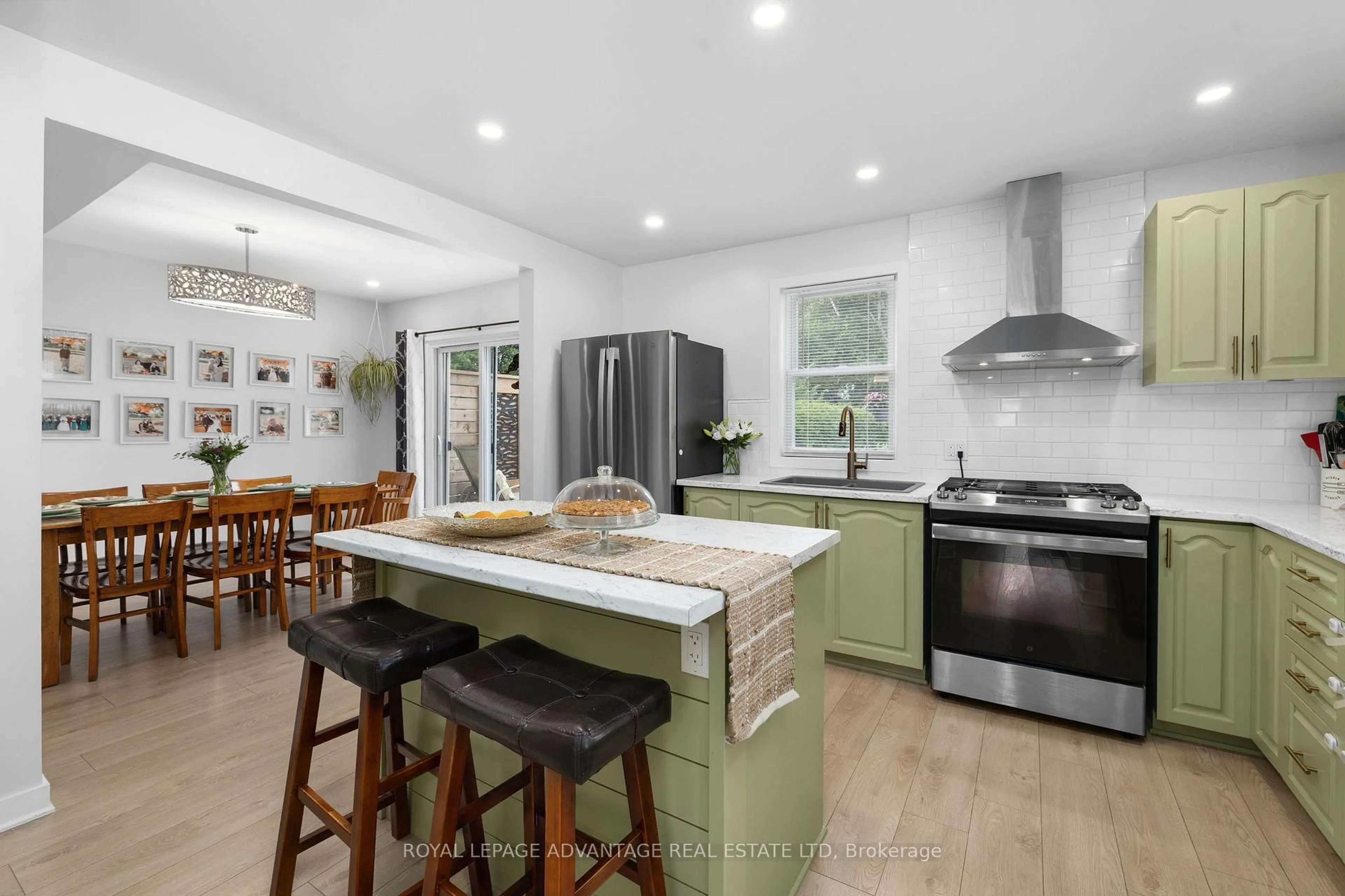 Open concept kitchen, ceramic/tile floor for 70 ABEL St, Smiths Falls Ontario K7A 4M5