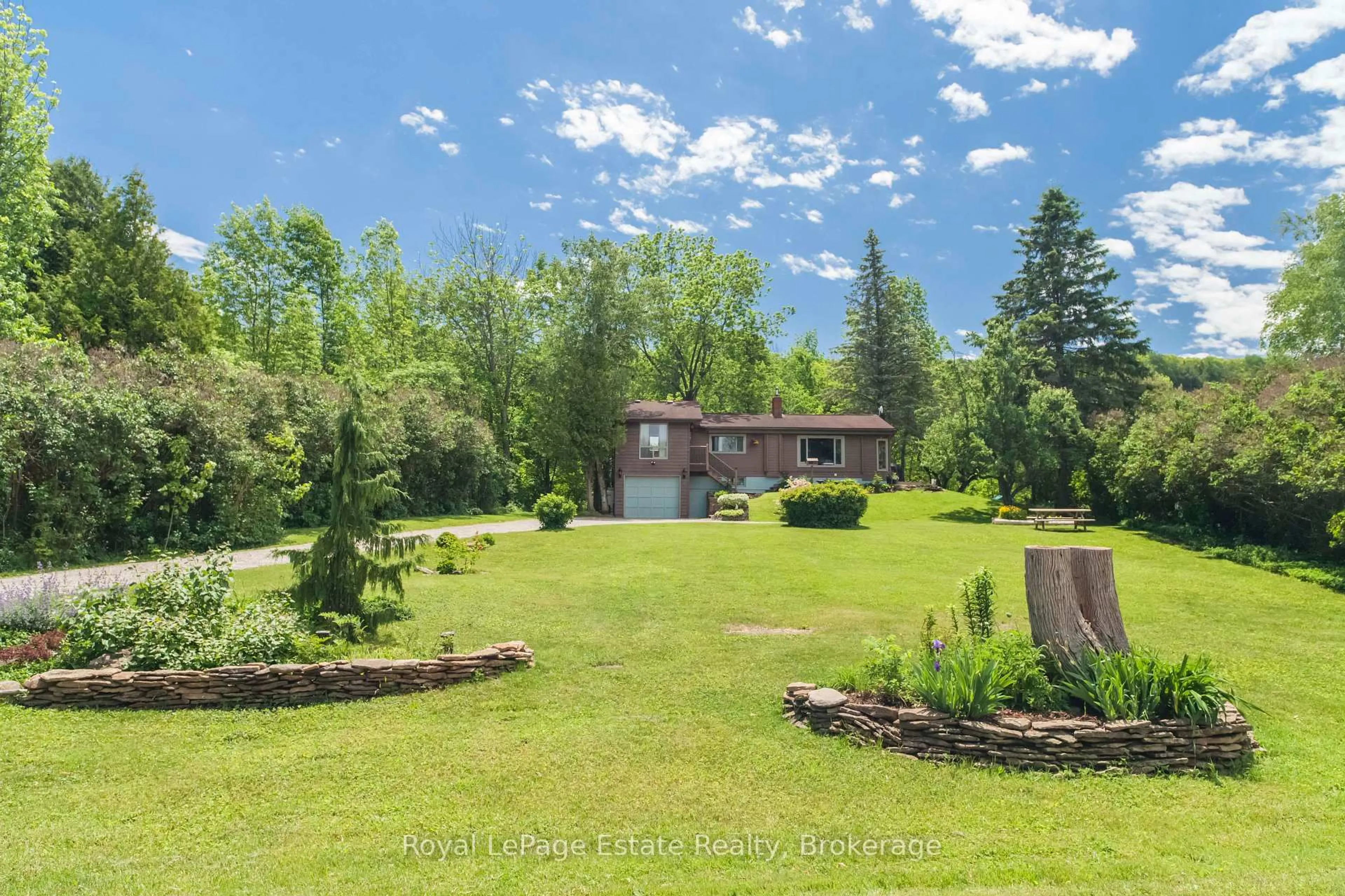 A pic from outside/outdoor area/front of a property/back of a property/a pic from drone, water/lake/river/ocean view for 502788 Grey Road 1, Georgian Bluffs Ontario N0H 2T0