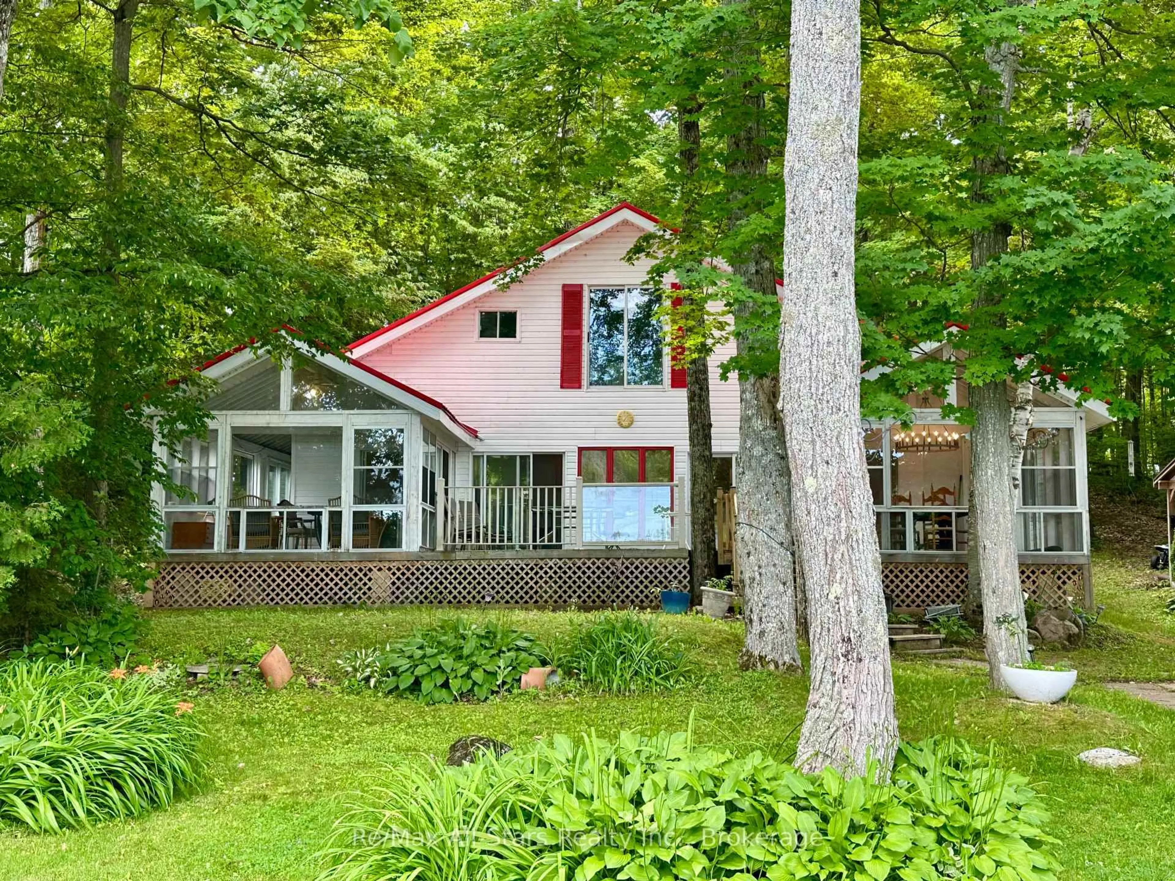 Home with vinyl exterior material, water/lake/river/ocean view for 38 Dewey's Island, Kawartha Lakes Ontario K0M 1N0