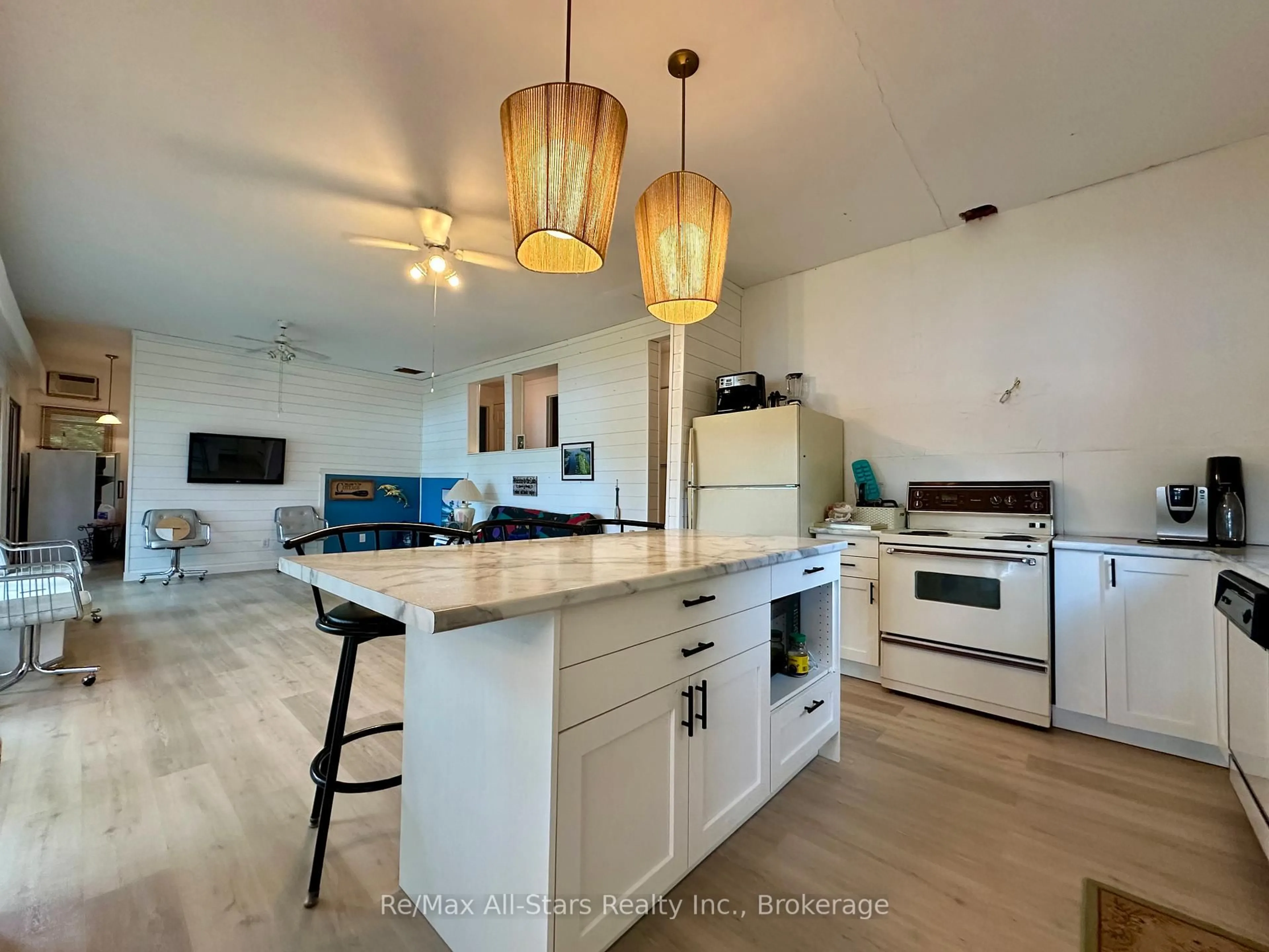 Open concept kitchen, unknown for 38 Dewey's Island, Kawartha Lakes Ontario K0M 1N0