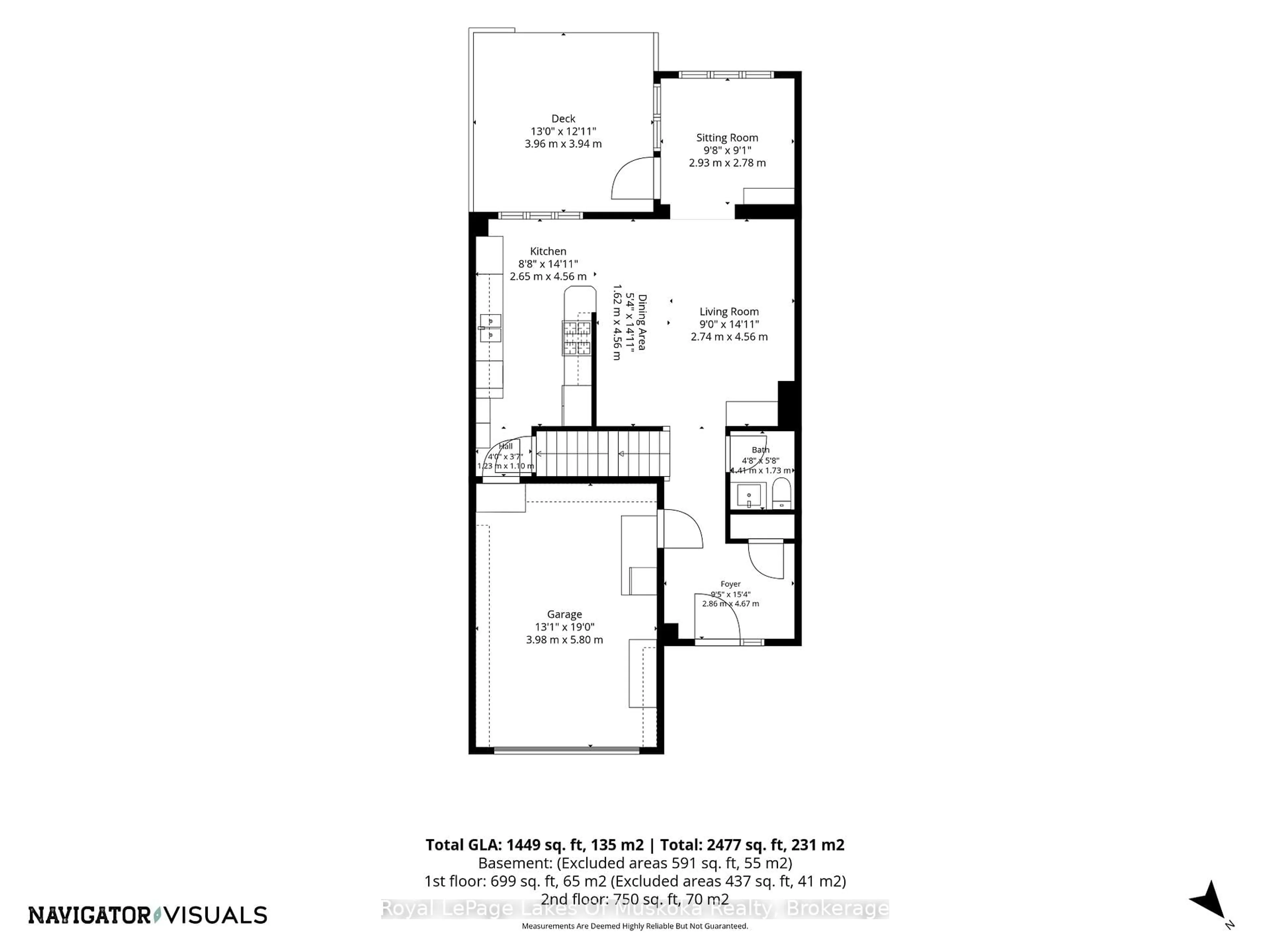 Floor plan for 21 John St, Huntsville Ontario P1H 1H2
