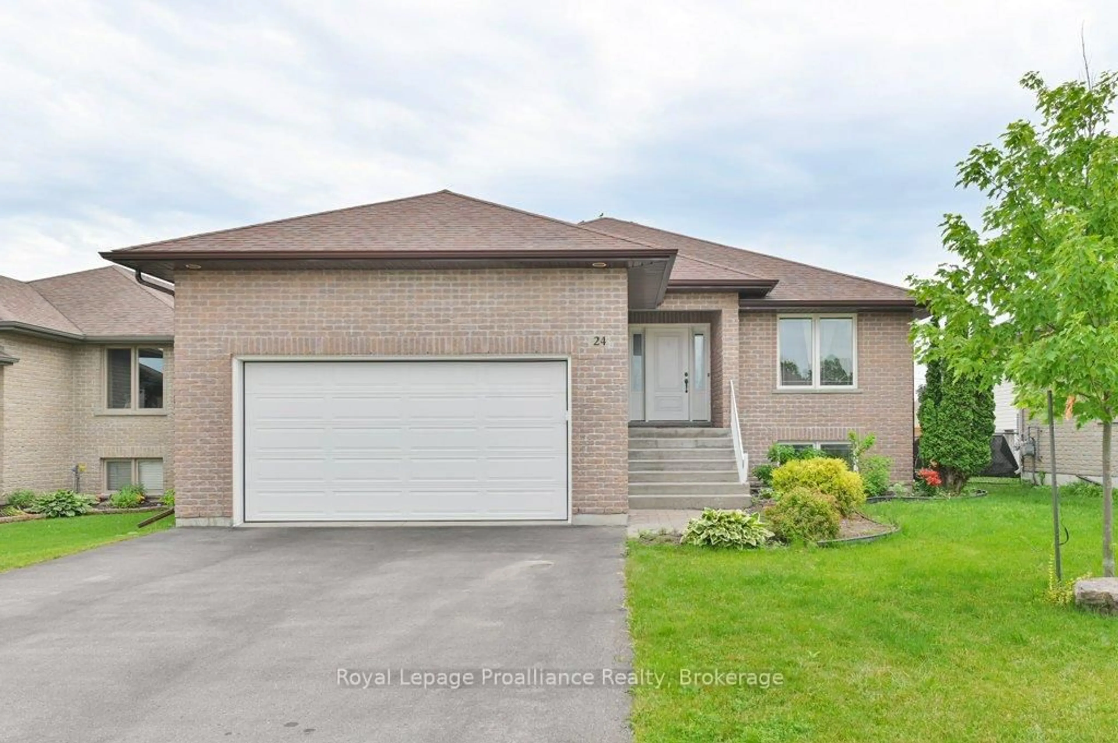 Home with brick exterior material, street for 24 Freedom Cres, Quinte West Ontario K8V 0C1