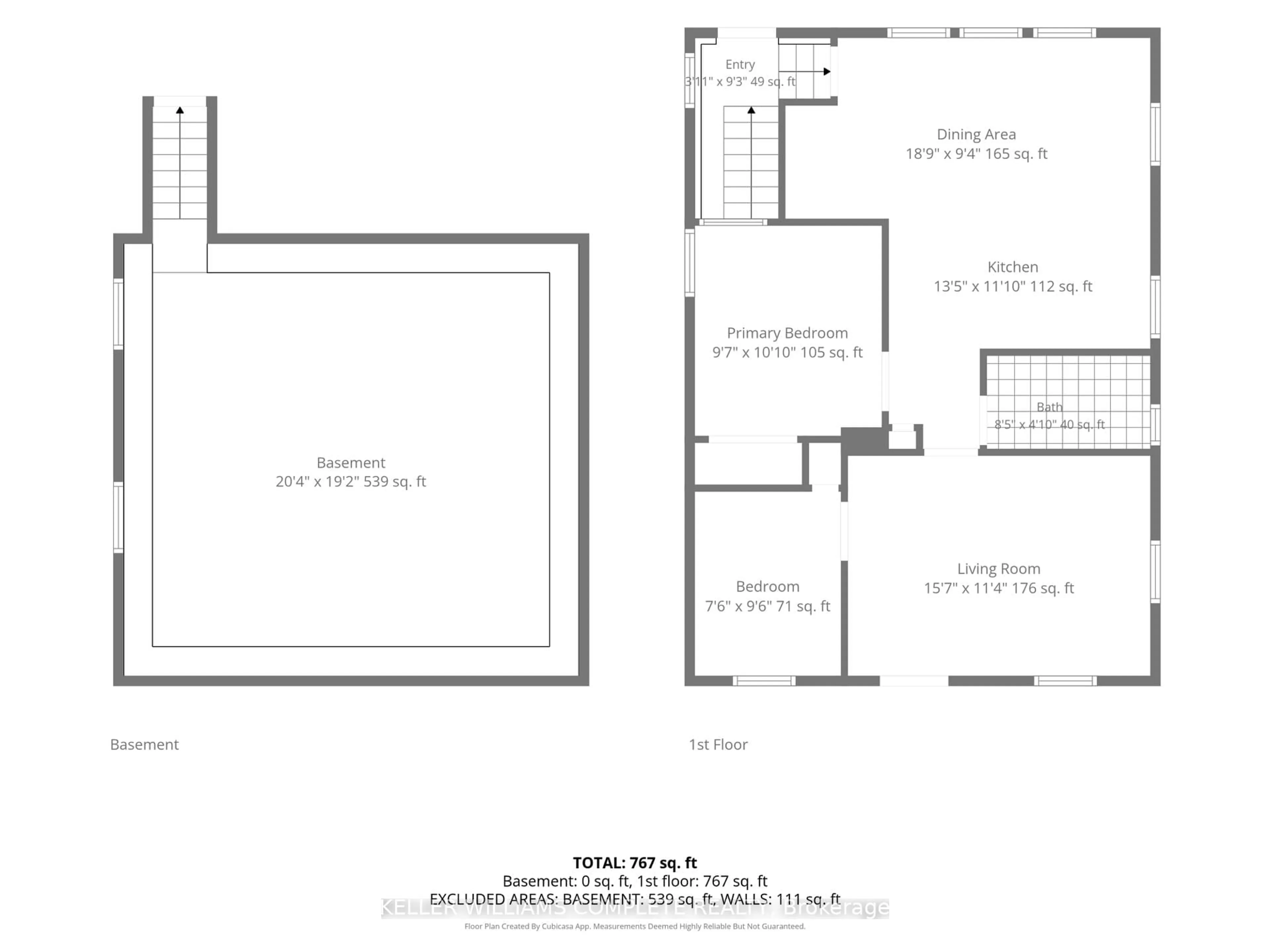 Floor plan for 56 Sixth Ave, Brantford Ontario N3S 1A7