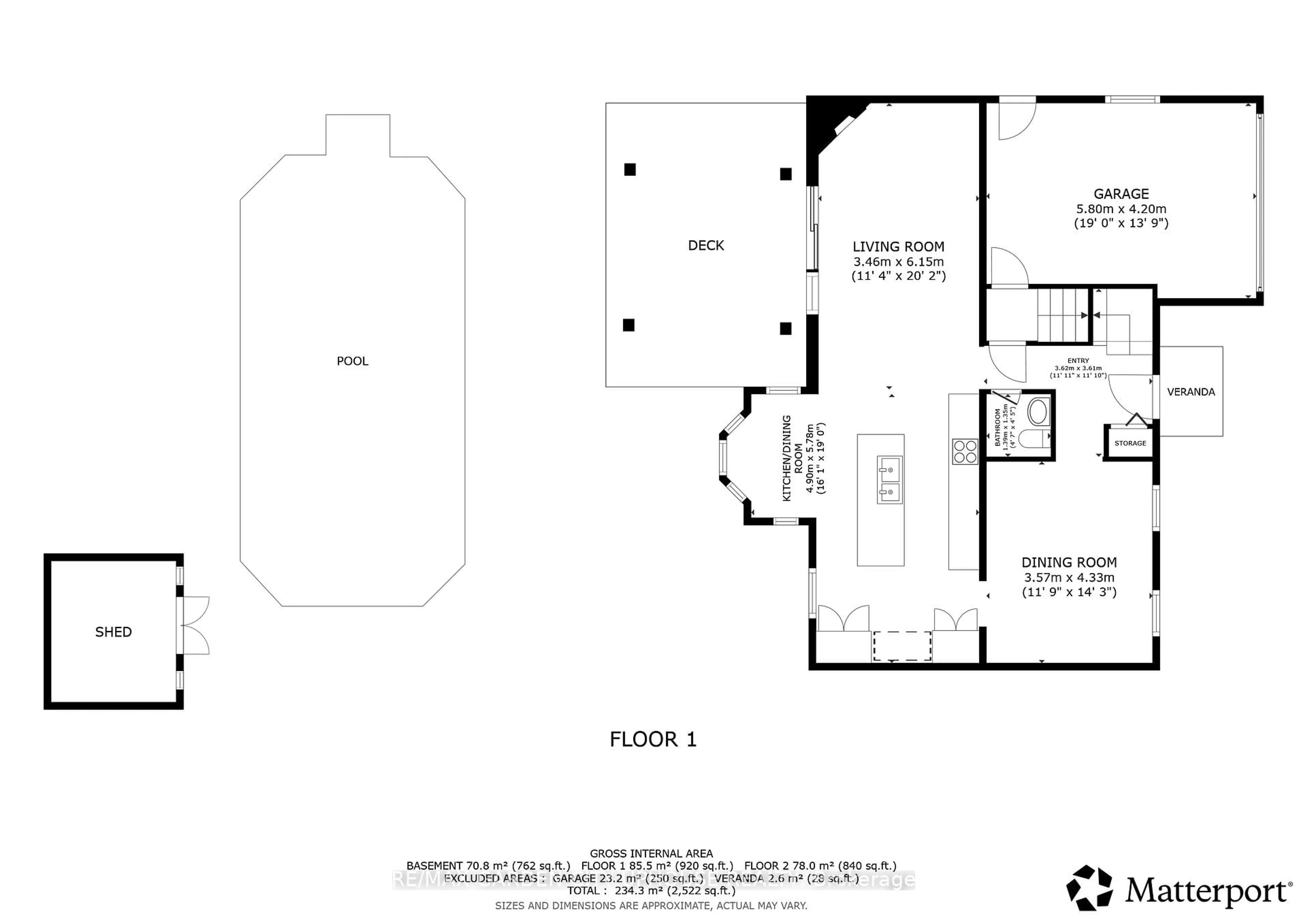 Floor plan for 12 FOXHILL Cres, St. Catharines Ontario L2S 3T9