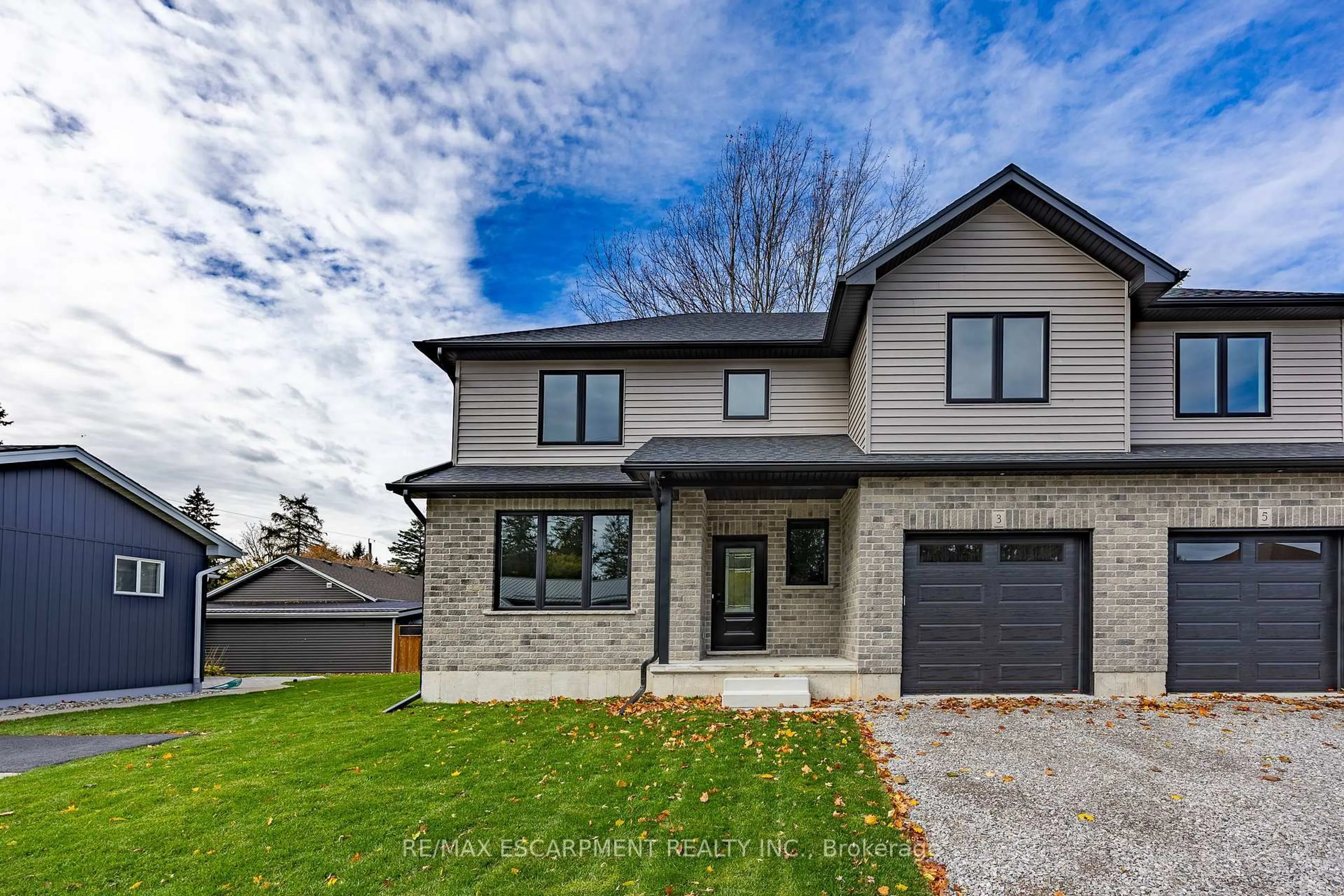 Home with brick exterior material, street for 3 Maple Ave, Norfolk Ontario N0A 1N6