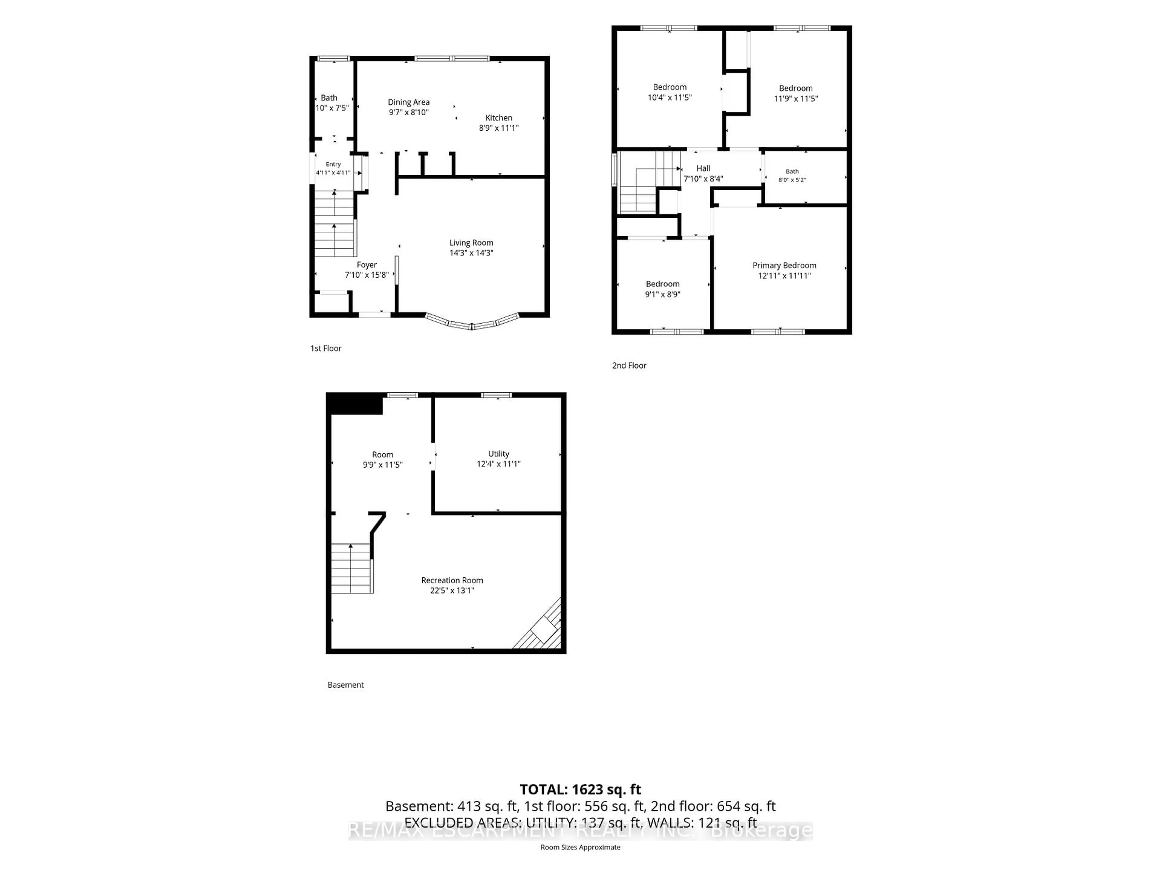 Floor plan for 69 Fairway Dr, Hamilton Ontario L8K 5L6