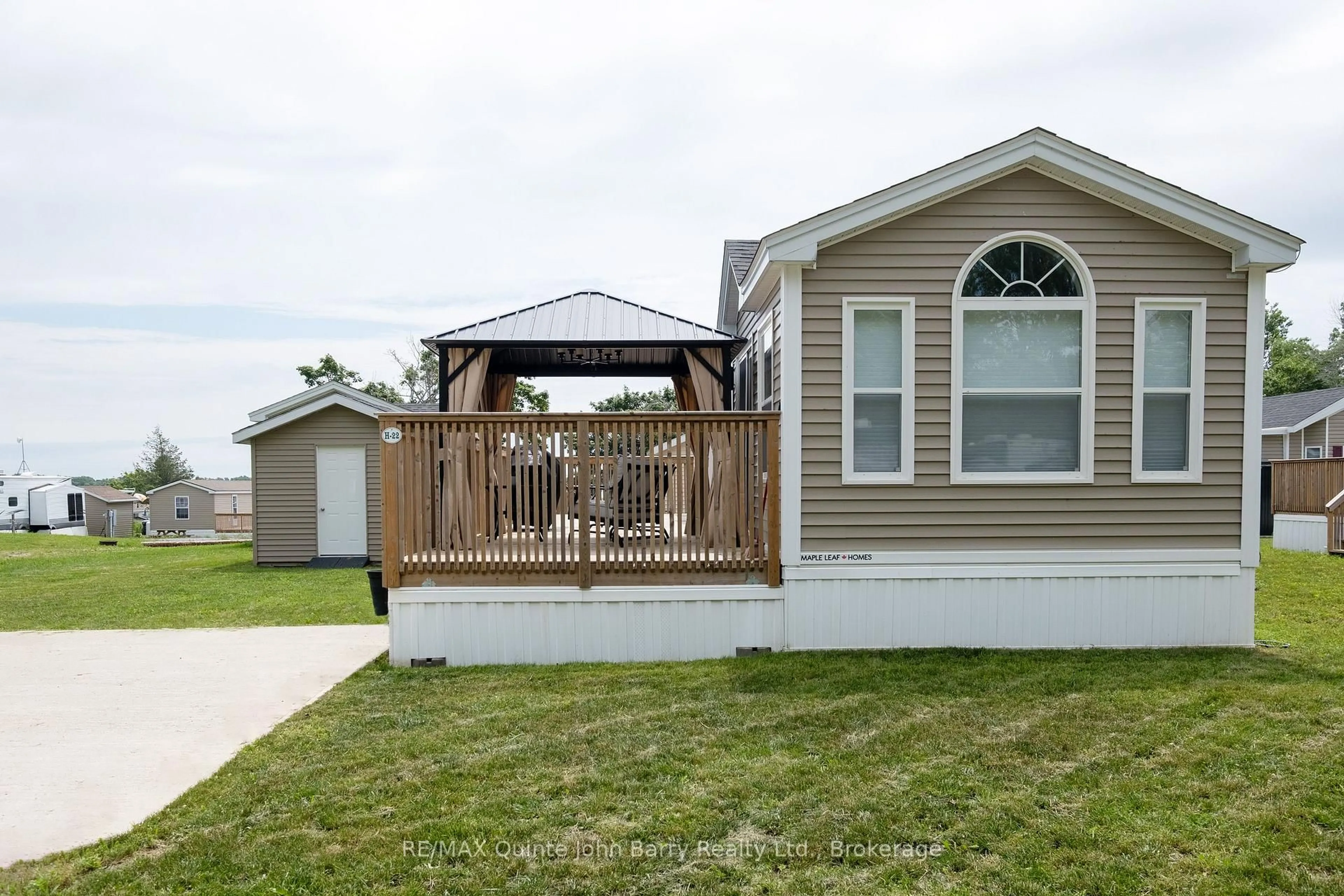 Home with vinyl exterior material, water/lake/river/ocean view for 153 County Rd 27 #H22, Prince Edward County Ontario K0K 1T0
