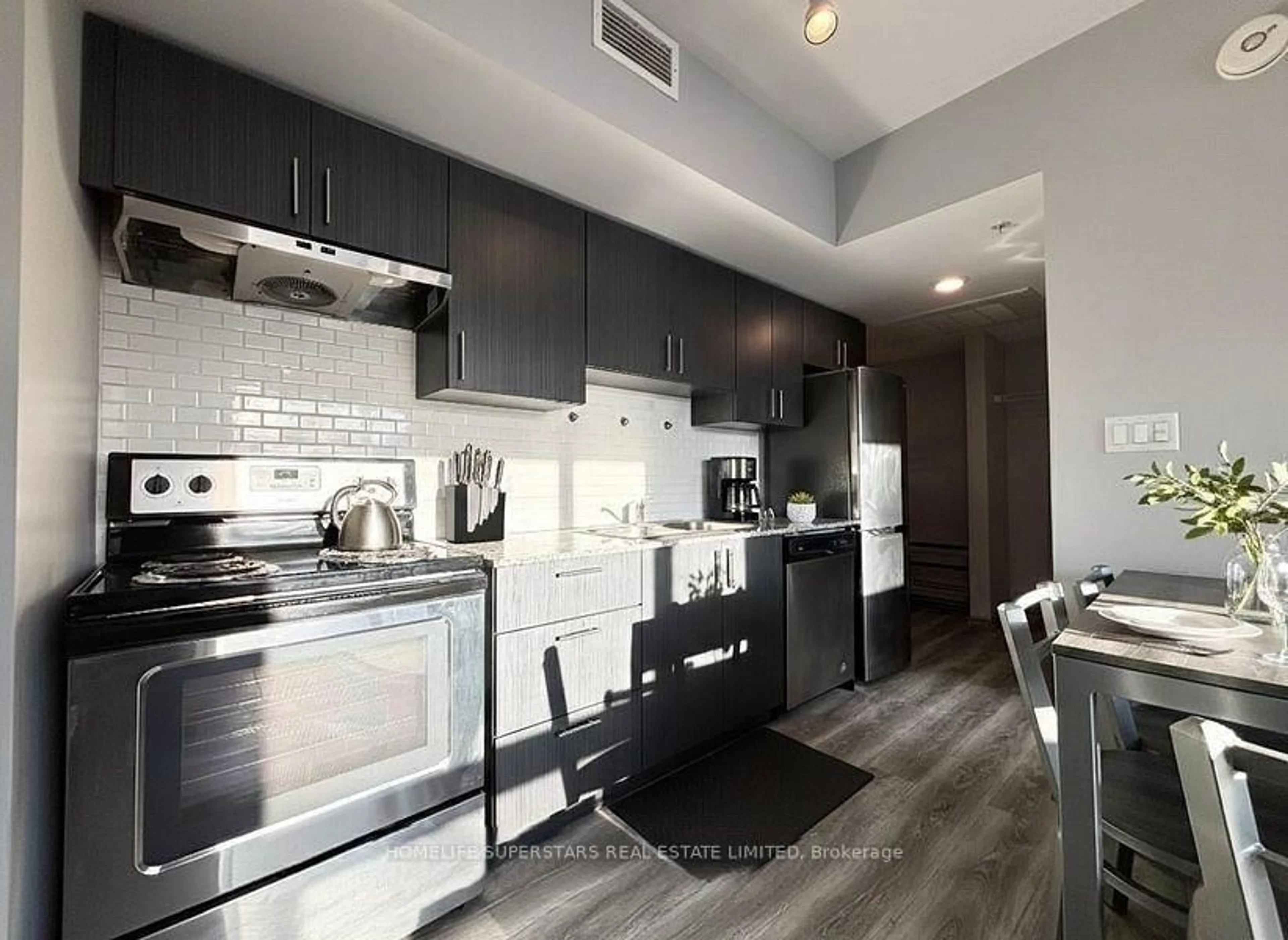 Open concept kitchen, unknown for 275 Larch St #F504, Waterloo Ontario N2L 3R2