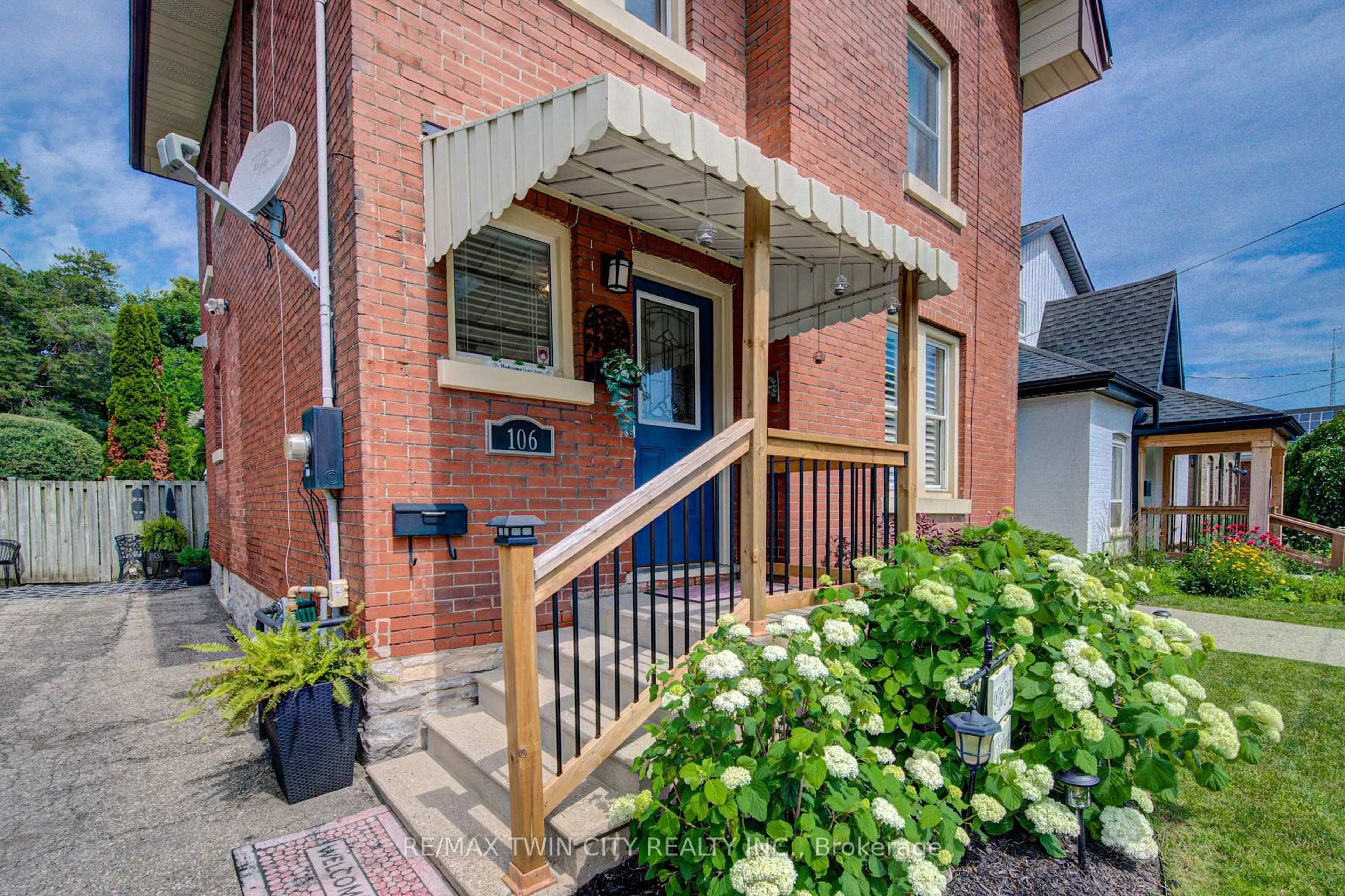 Home with brick exterior material, street for 106 Sydenham St, Brantford Ontario N3R 3Y6