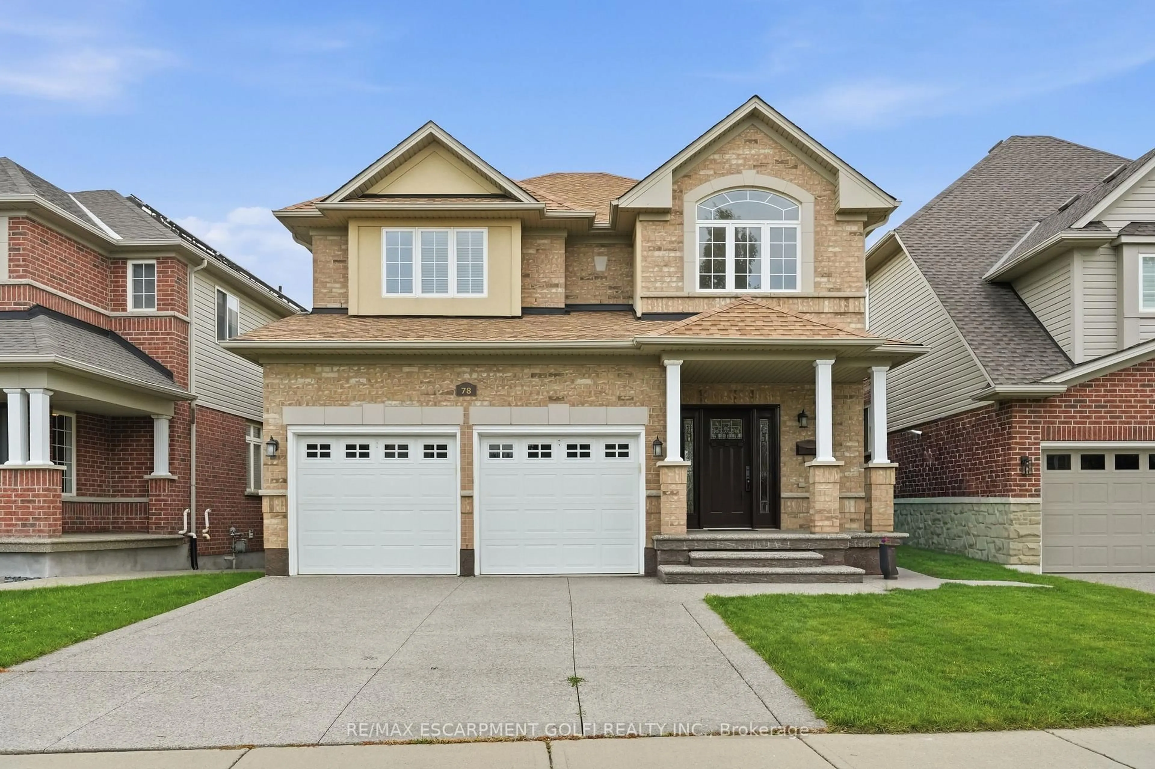 Home with brick exterior material, street for 78 Waterberry Tr, Hamilton Ontario L9C 0B2