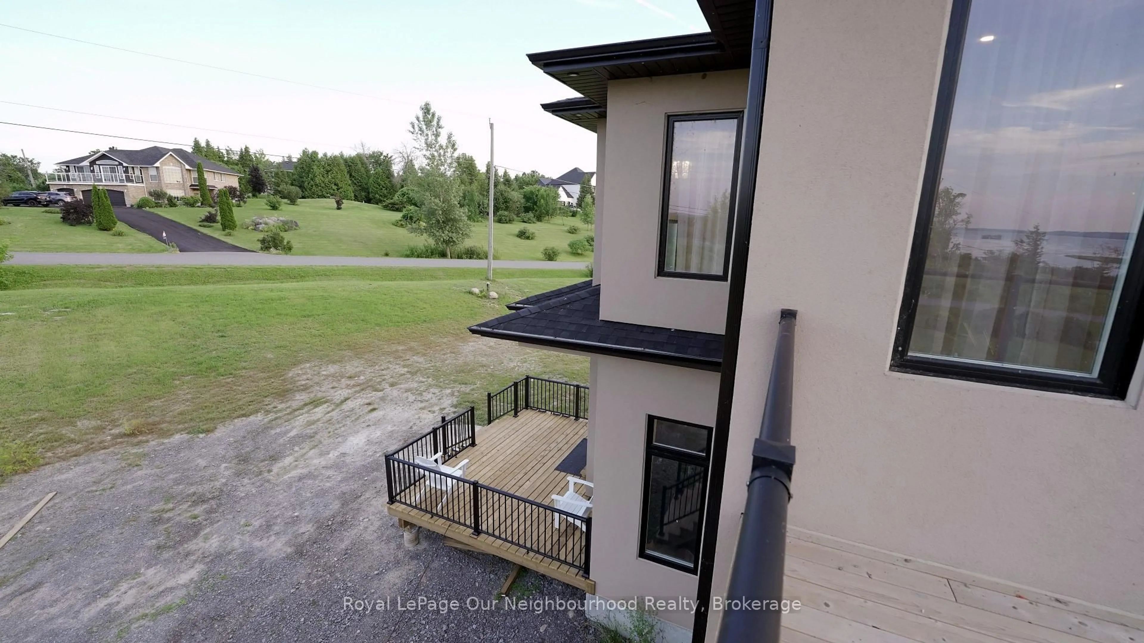 A pic from outside/outdoor area/front of a property/back of a property/a pic from drone, unknown for 134 Hampton Cres, Alnwick/Haldimand Ontario K0K 2X0
