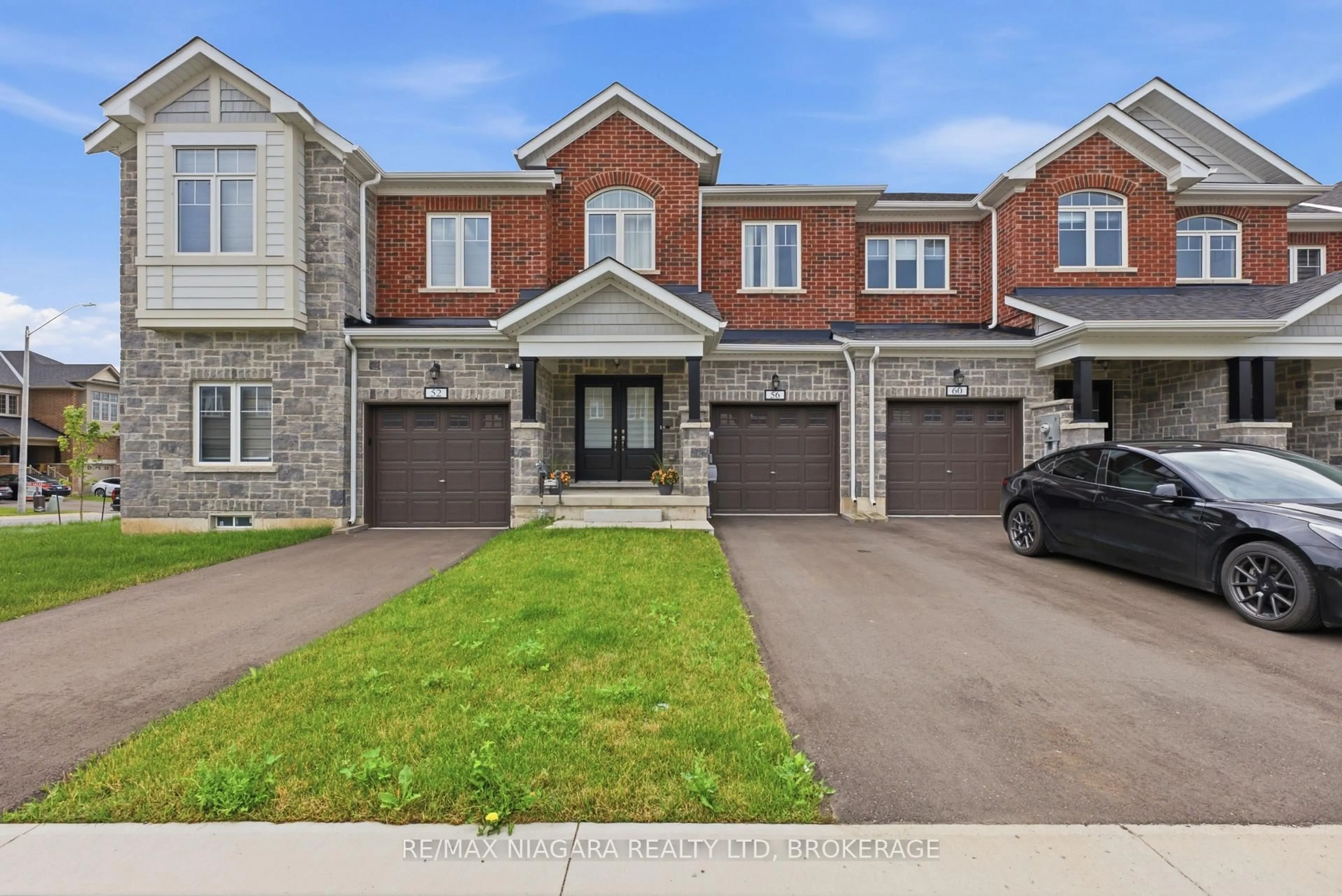 Home with brick exterior material, street for 56 Sapphire Way, Thorold Ontario L2V 0B8