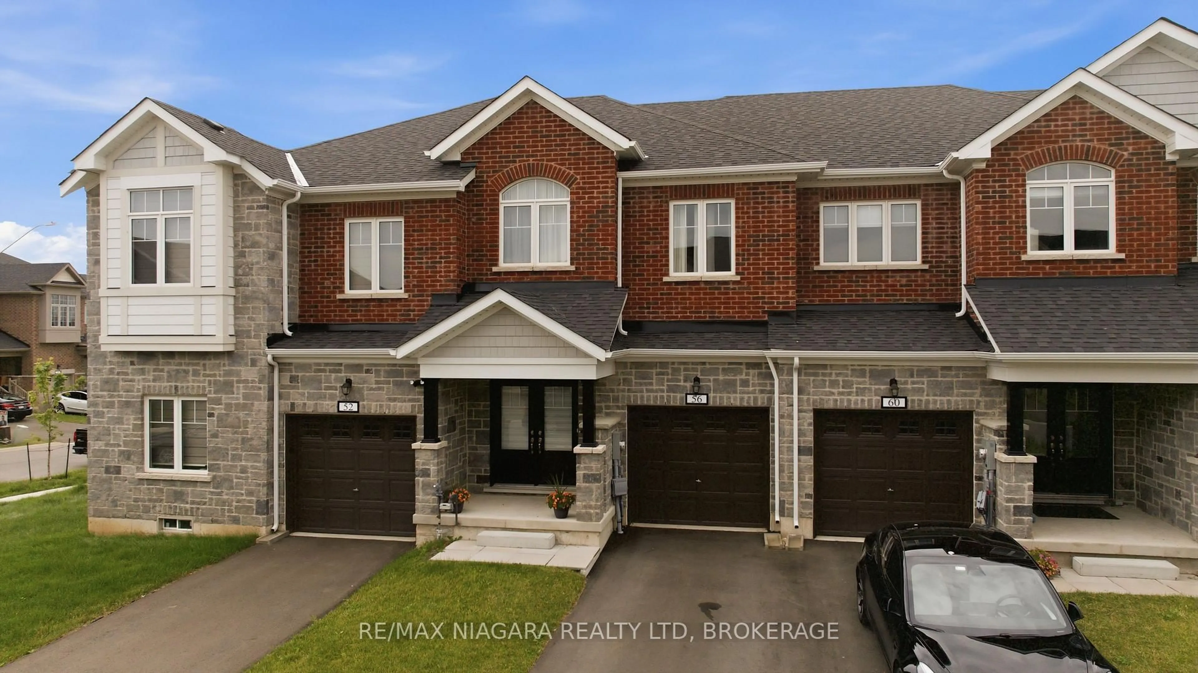 Home with brick exterior material, street for 56 Sapphire Way, Thorold Ontario L2V 0B8